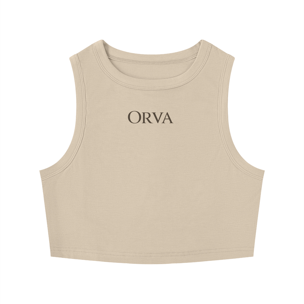 Women's Tight Crewneck Crop Tank Top