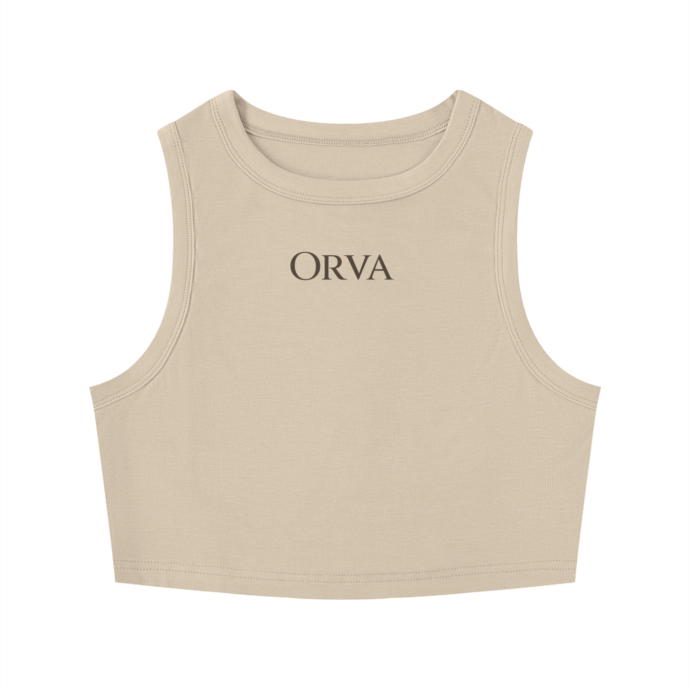 Women's Tight Crewneck Crop Tank Top