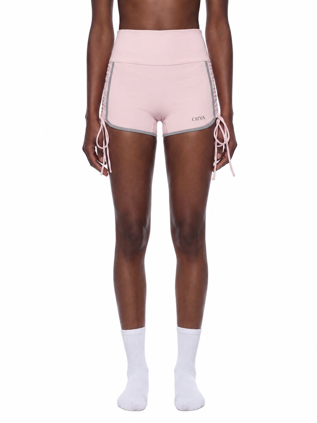 Women’s Color Block High Waisted Yoga Shorts