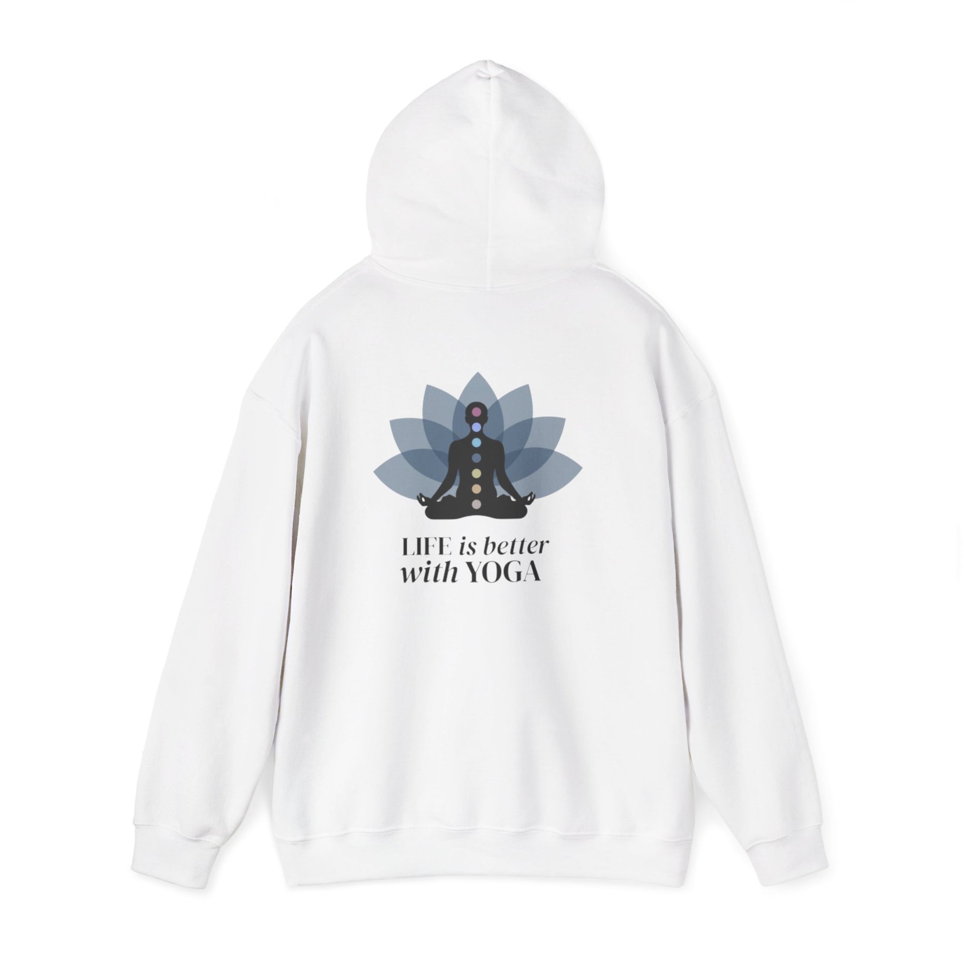 Yoga Hoodie — "Inhale Exhale" Meditation Sweatshirt