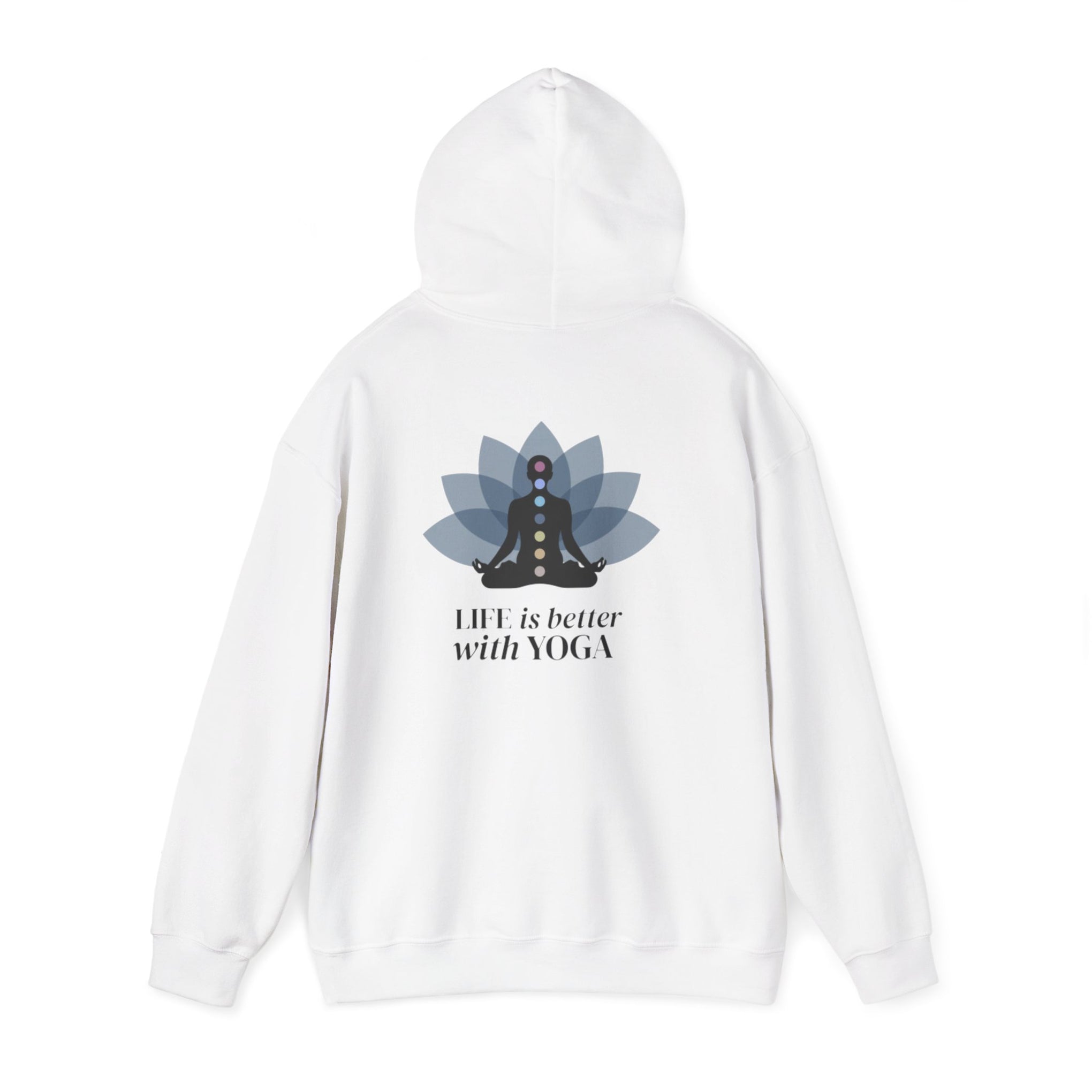 Yoga Hoodie — "Inhale Exhale" Meditation Sweatshirt