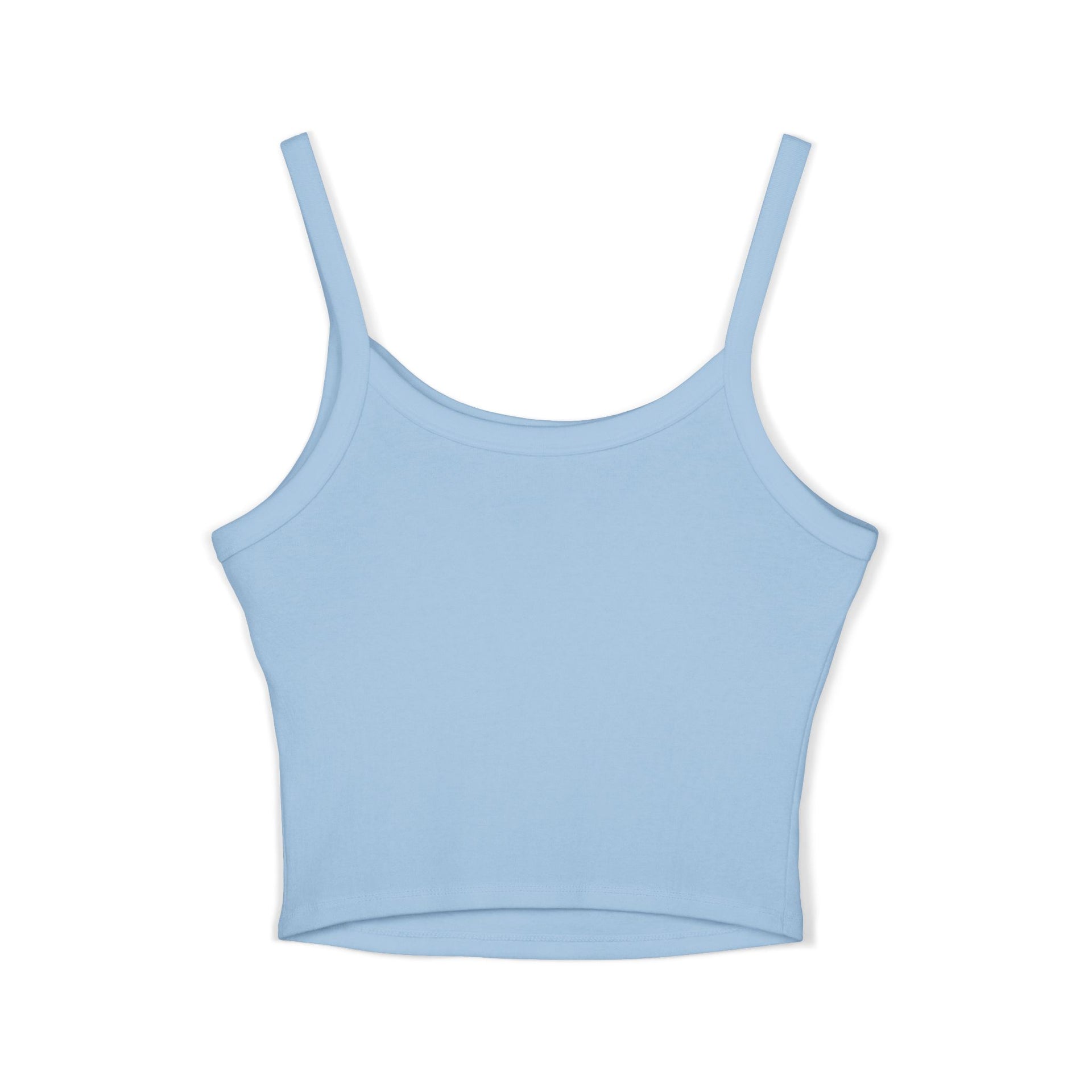 Stay Curious Crop Tank Top — Women's Spaghetti Strap Graphic Tank