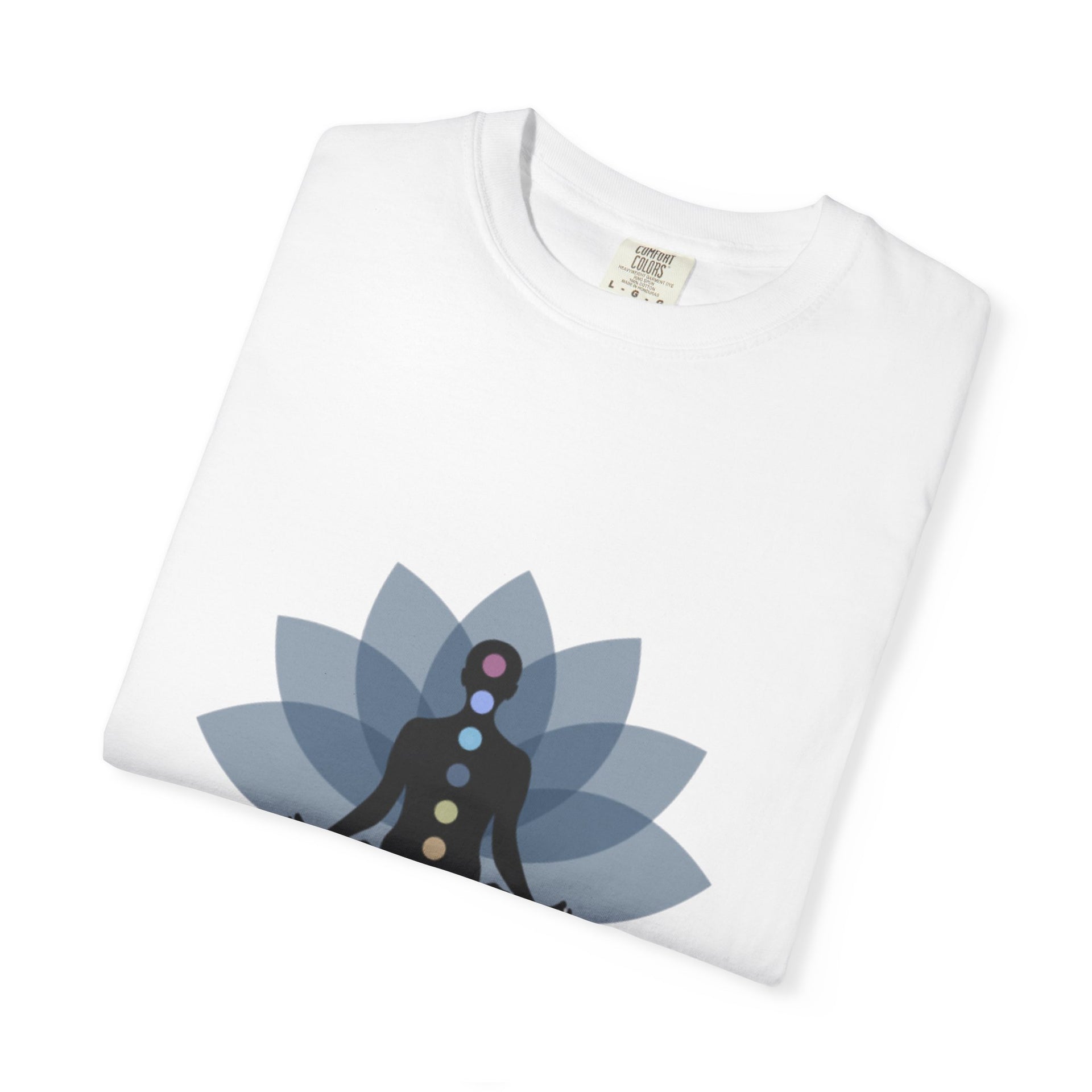 Yoga Chakra T‑Shirt — "Life Is Better With Yoga" Meditation Lotus Tee