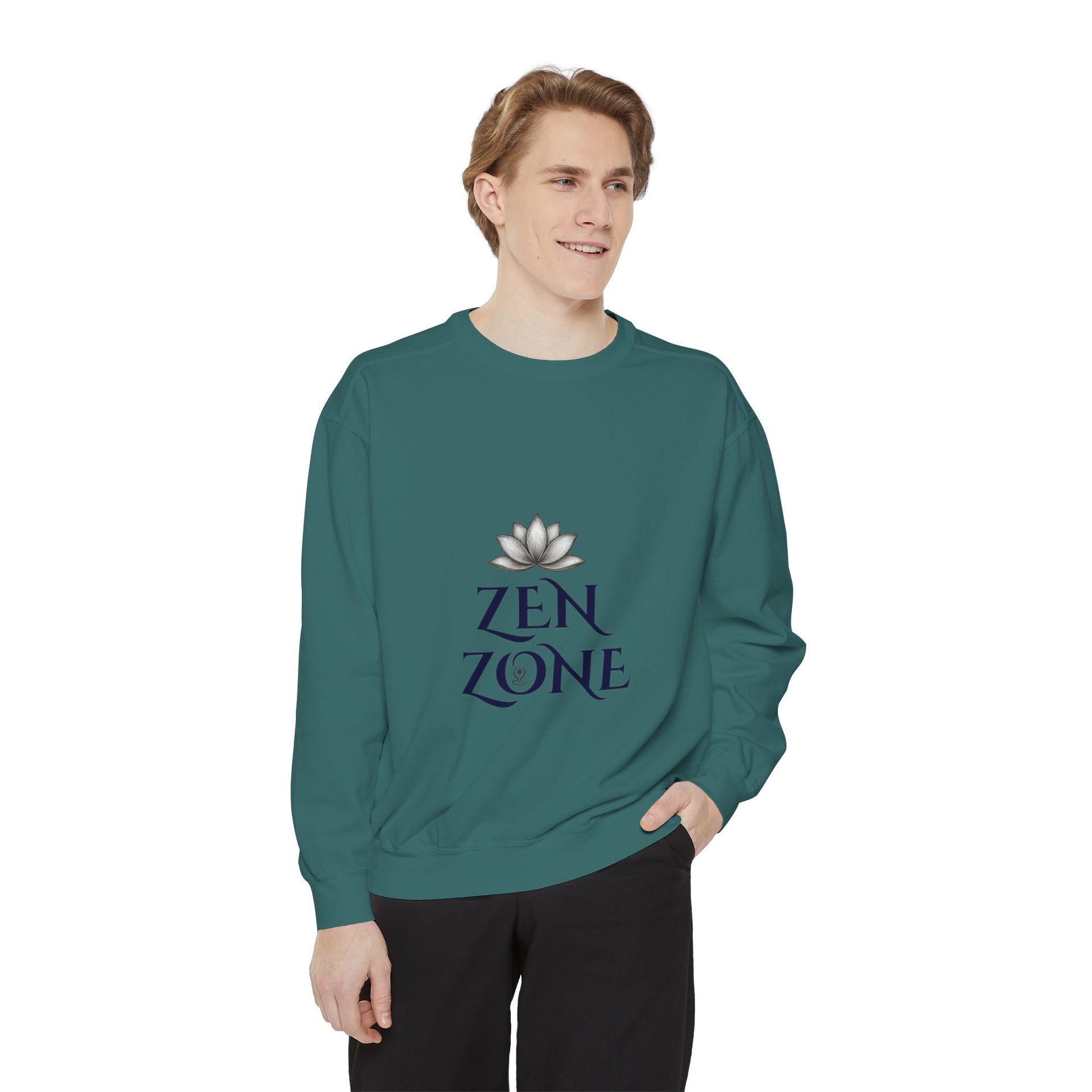 Zen Zone Sweatshirt — Lotus Meditation Crewneck
