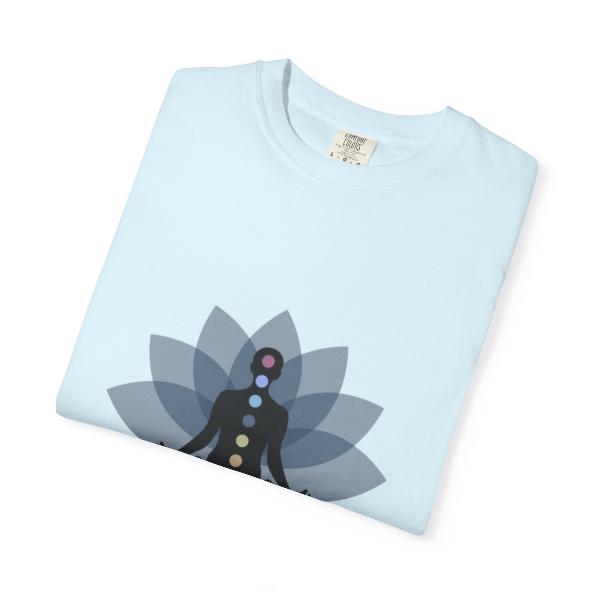 Yoga Chakra T‑Shirt — "Life Is Better With Yoga" Meditation Lotus Tee