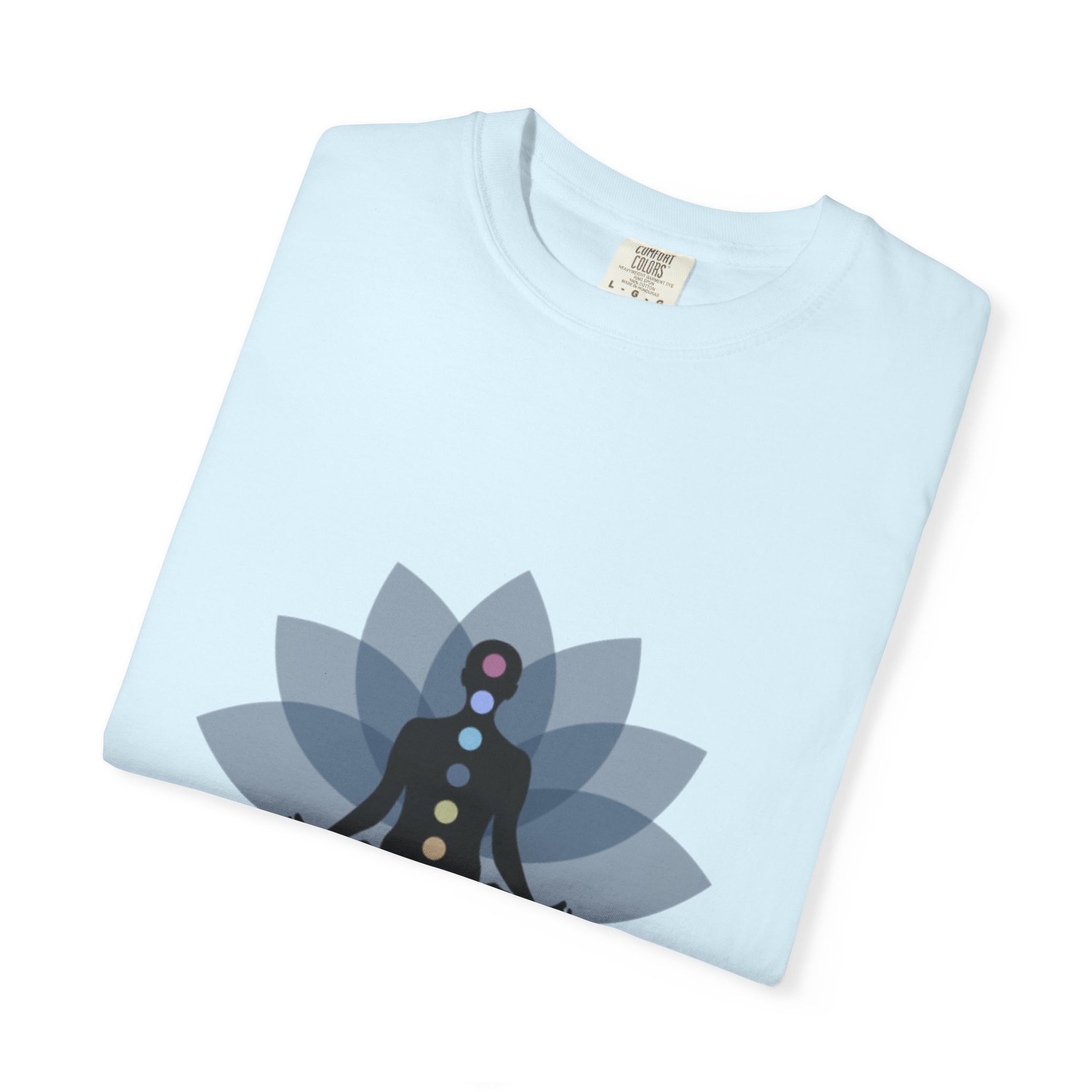 Yoga Chakra T‑Shirt — "Life Is Better With Yoga" Meditation Lotus Tee