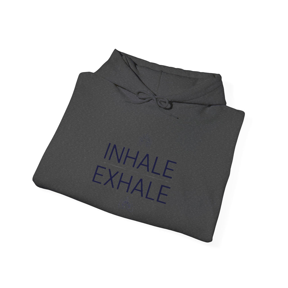 Yoga Hoodie — "Inhale Exhale" Meditation Sweatshirt