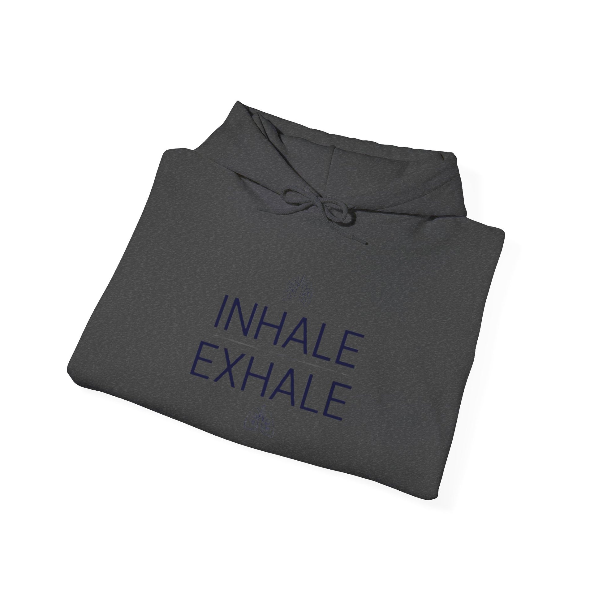 Yoga Hoodie — "Inhale Exhale" Meditation Sweatshirt