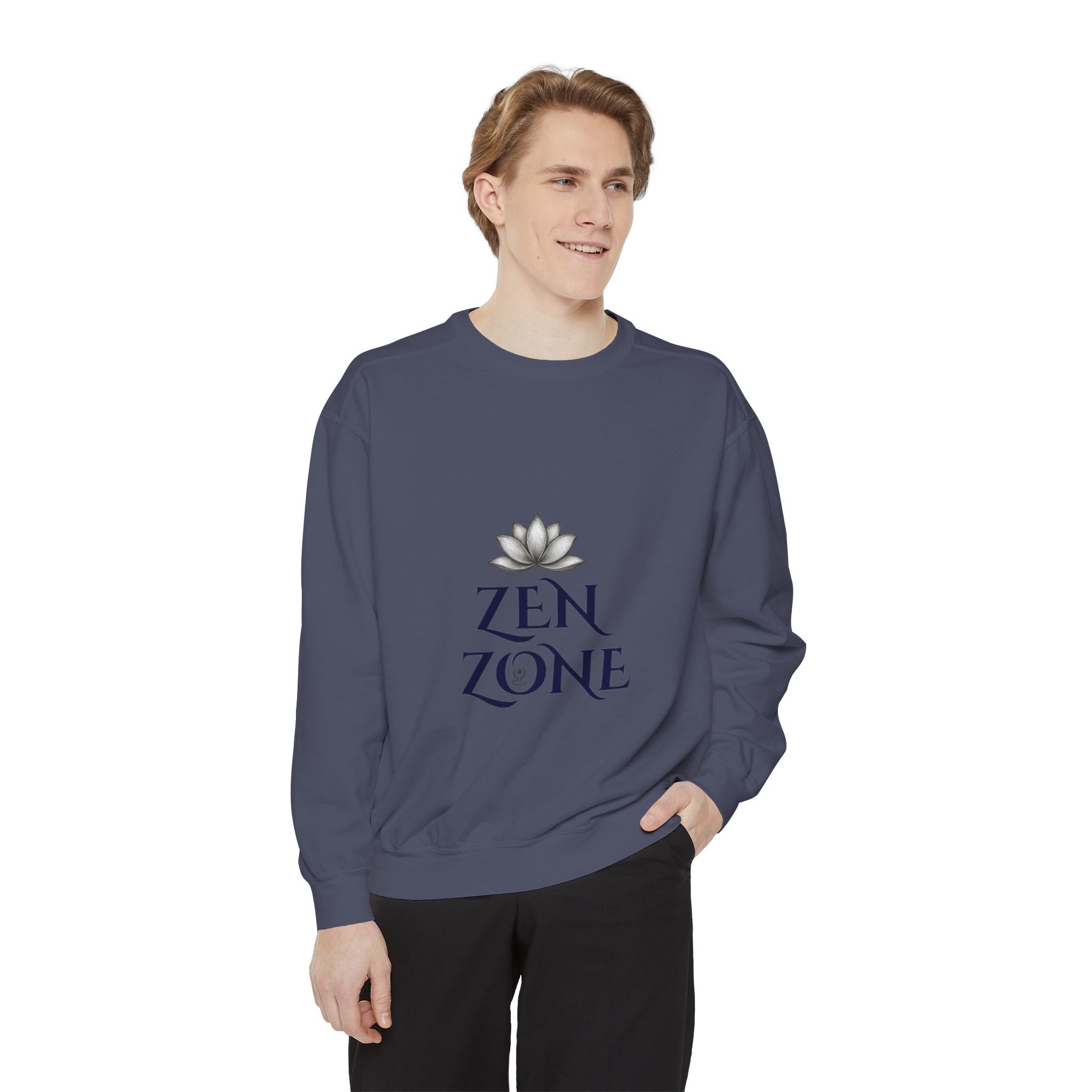 Zen Zone Sweatshirt — Lotus Meditation Crewneck