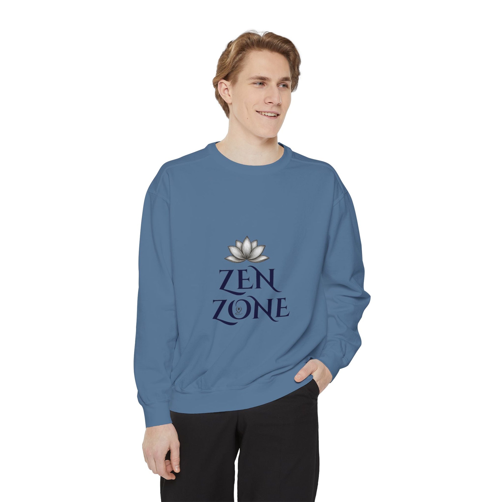 Zen Zone Sweatshirt — Lotus Meditation Crewneck