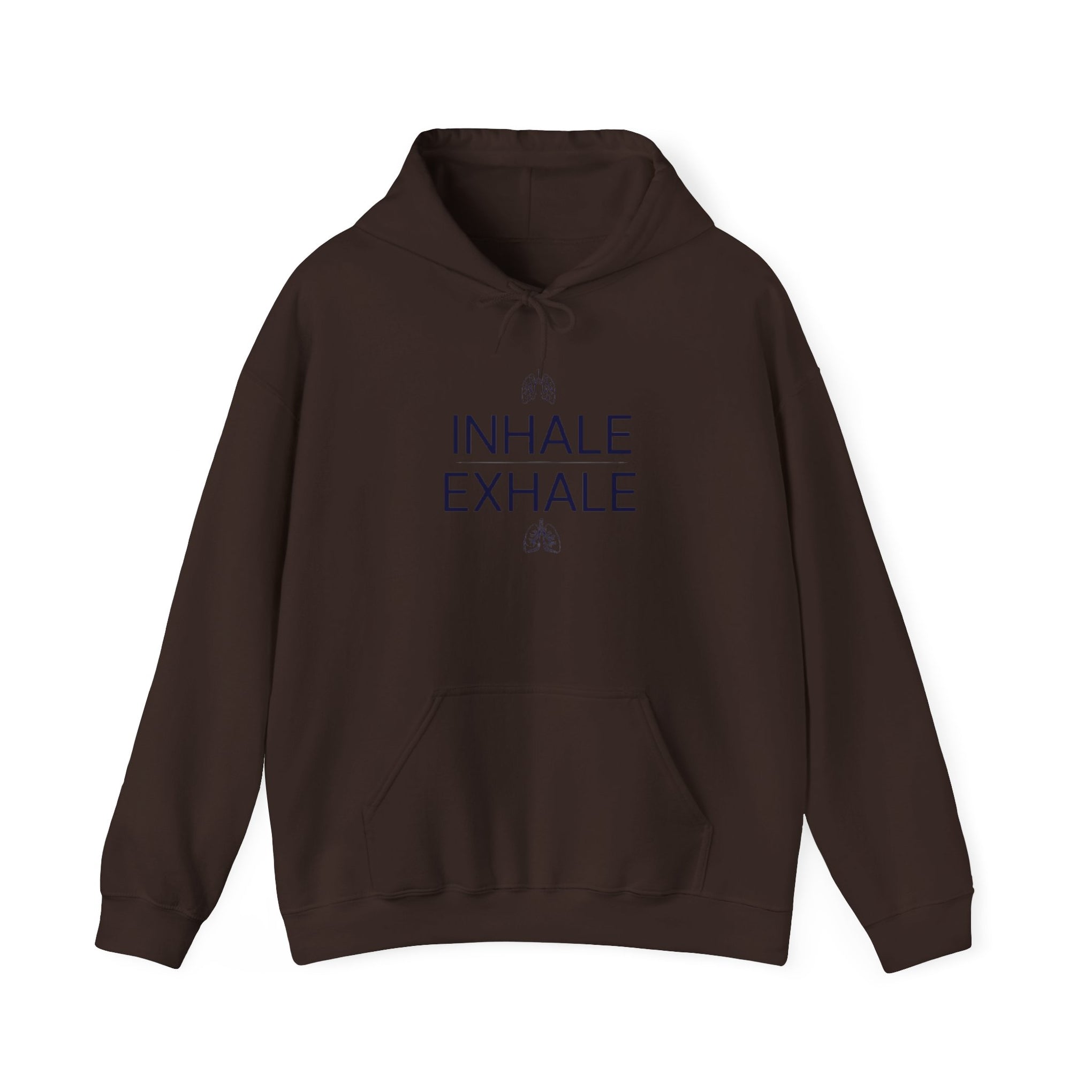 Yoga Hoodie — "Inhale Exhale" Meditation Sweatshirt