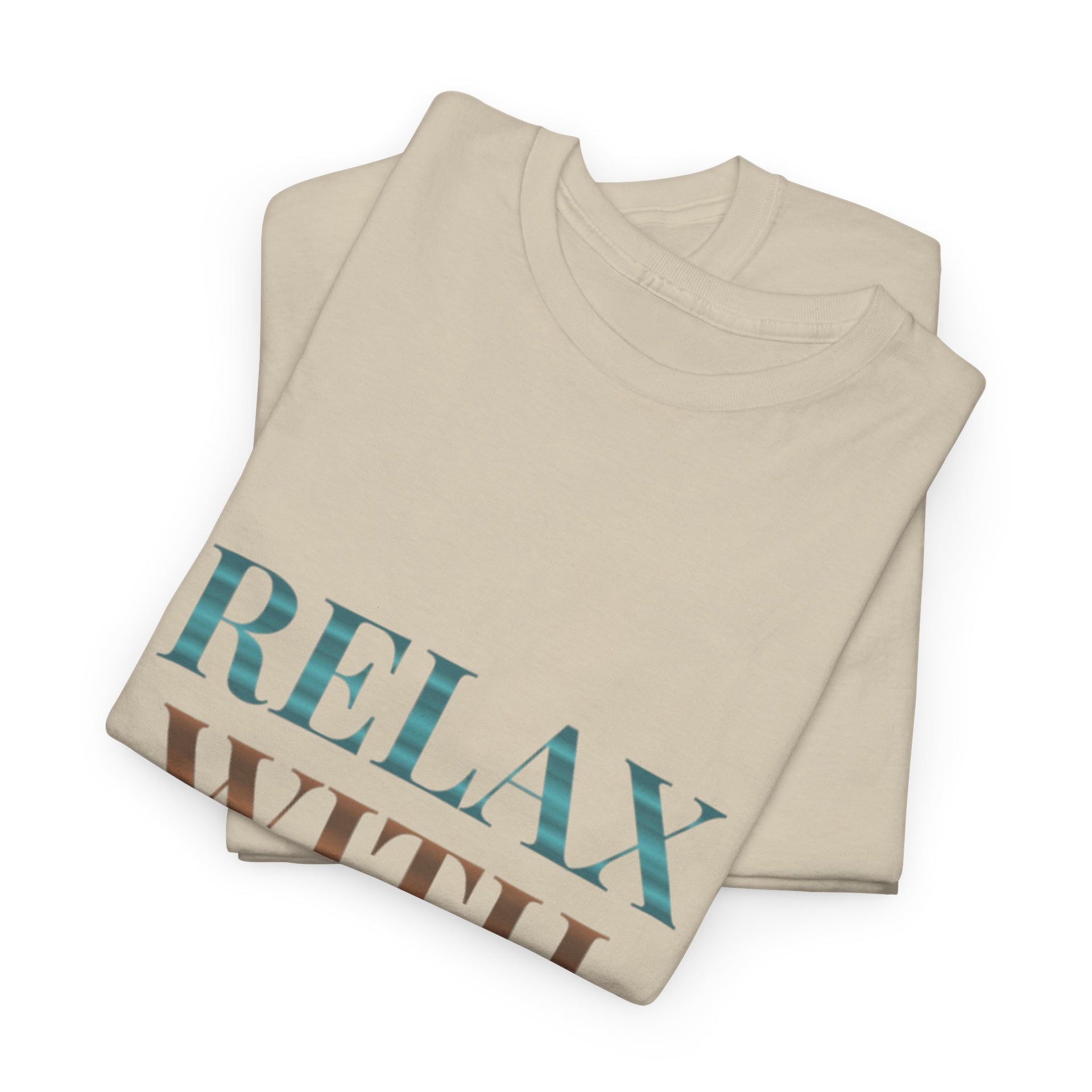 Relax With Yoga T-Shirt — Minimal Wellness Tee for Yogis & Meditation