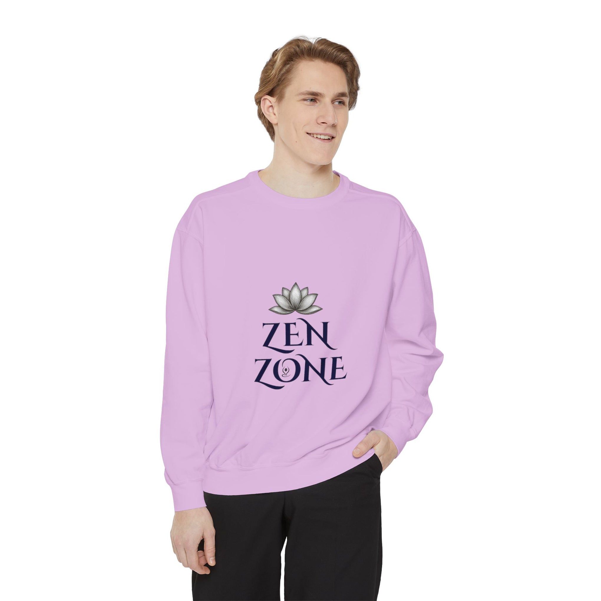 Zen Zone Sweatshirt — Lotus Meditation Crewneck