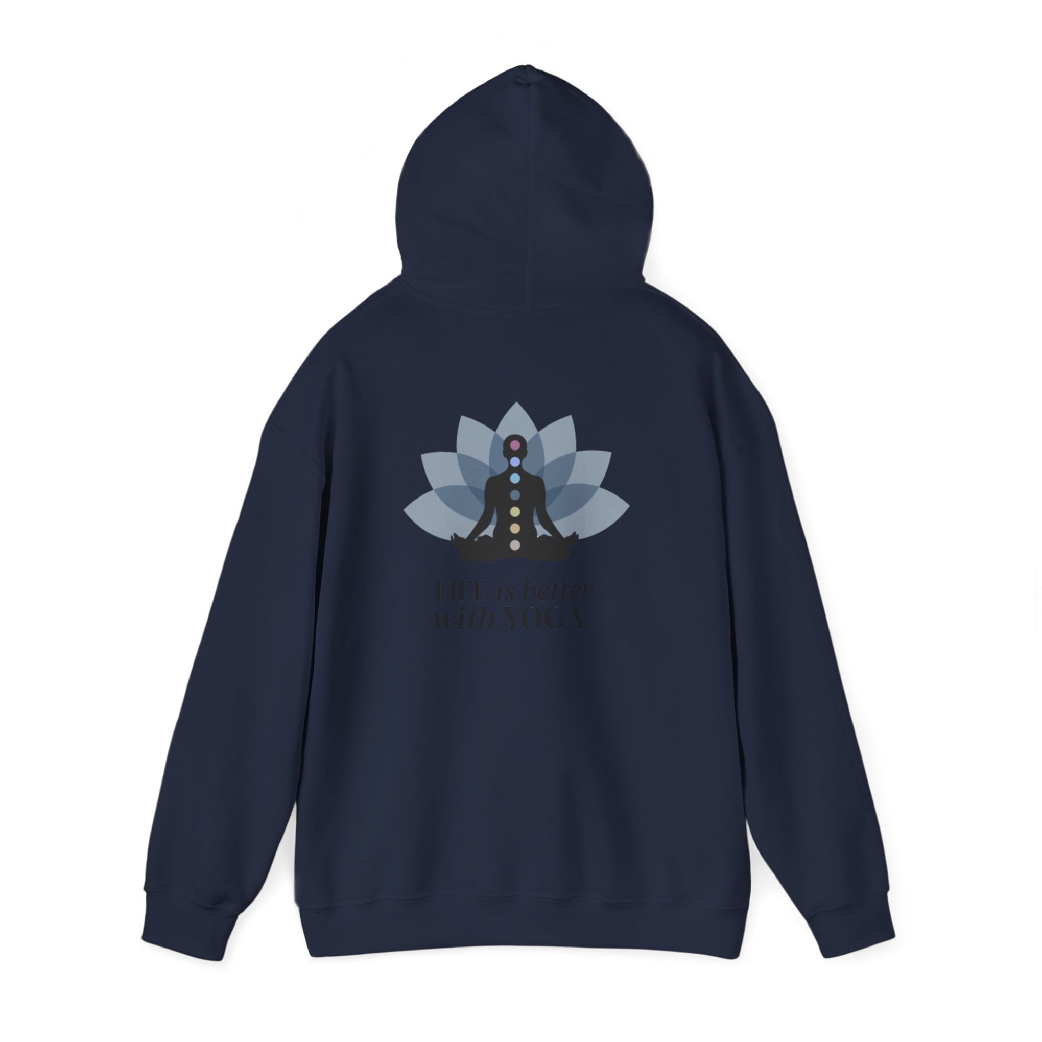 Yoga Hoodie — "Inhale Exhale" Meditation Sweatshirt