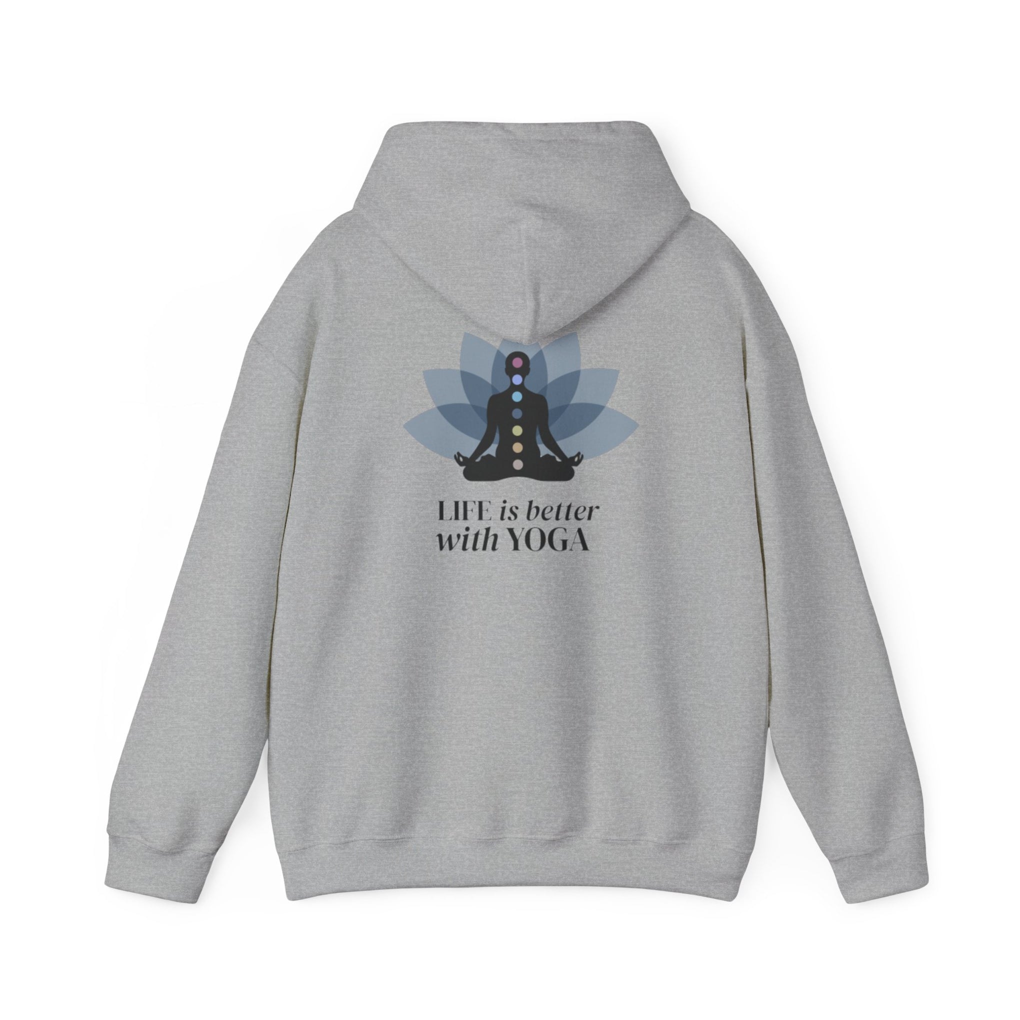 Yoga Hoodie — "Inhale Exhale" Meditation Sweatshirt