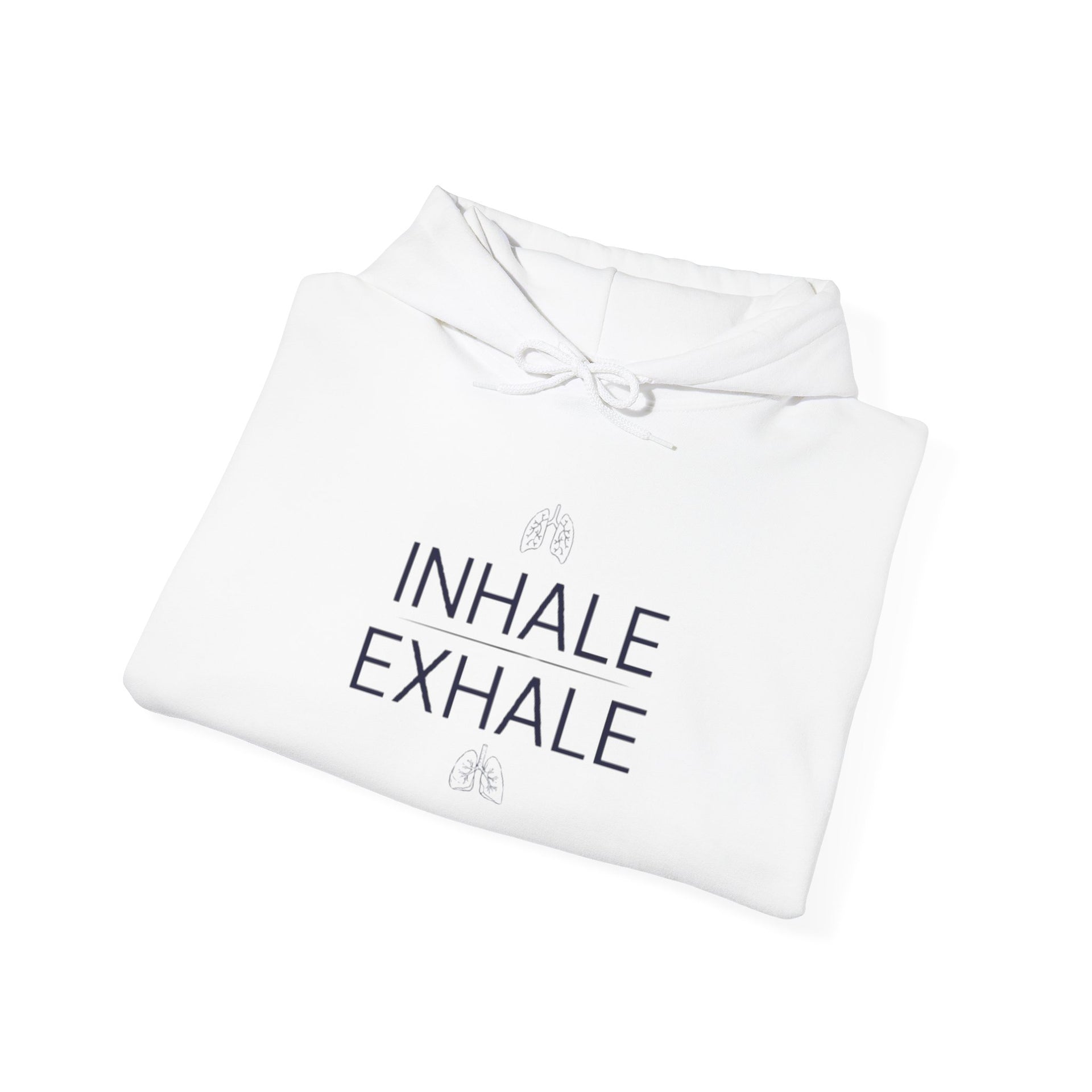Yoga Hoodie — "Inhale Exhale" Meditation Sweatshirt