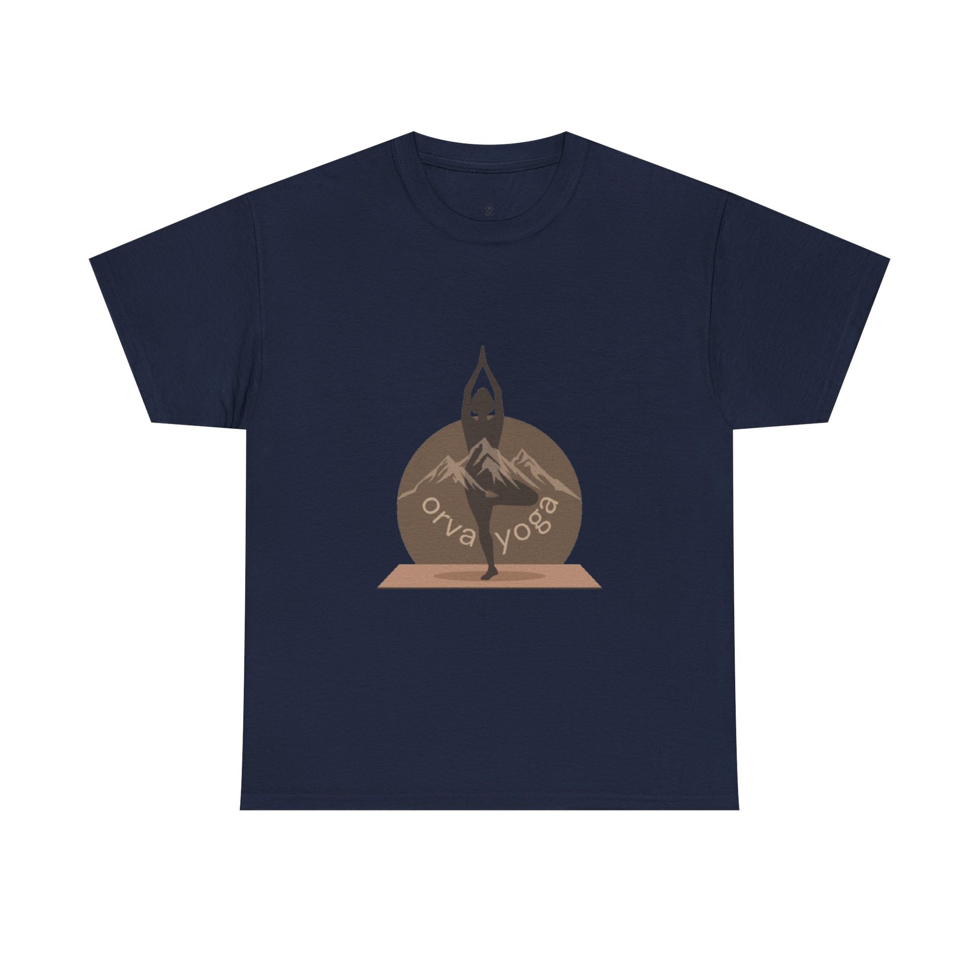 Yoga Tee — 'Orva Yoga' Mountain Pose Graphic T-Shirt