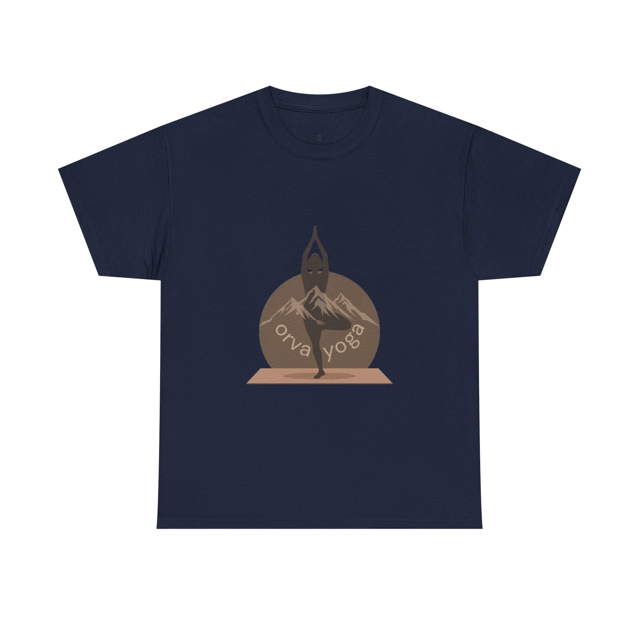 Yoga Tee — 'Orva Yoga' Mountain Pose Graphic T-Shirt