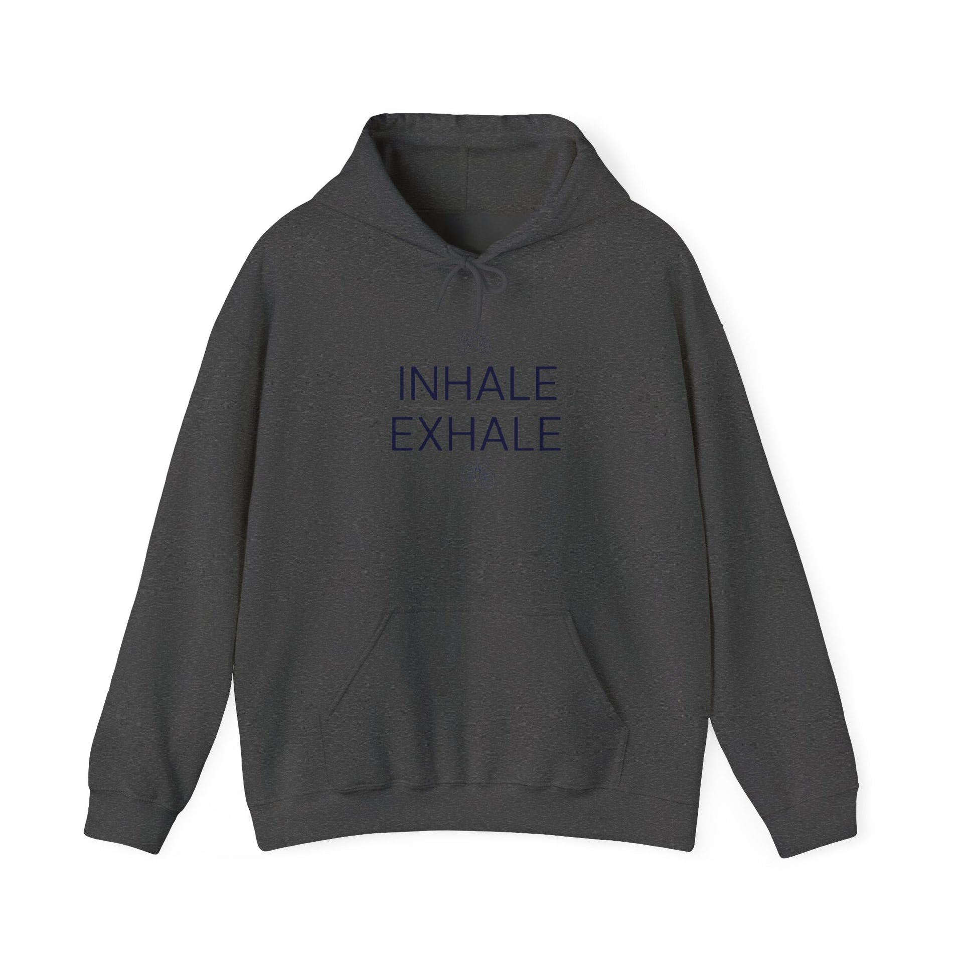Yoga Hoodie — "Inhale Exhale" Meditation Sweatshirt
