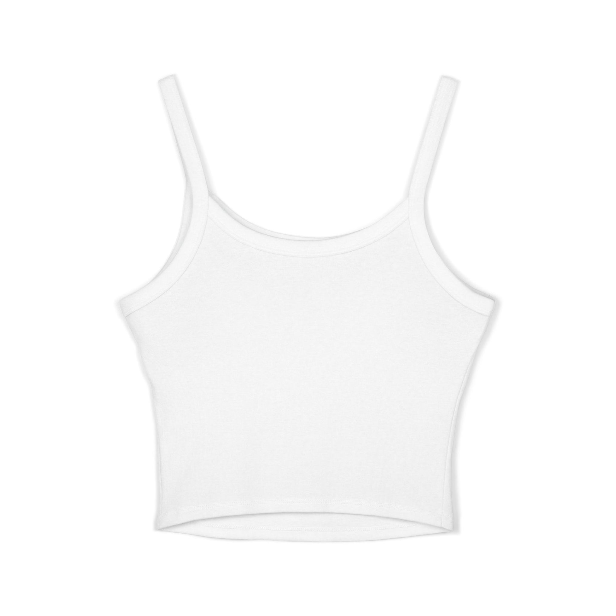 Stay Curious Crop Tank Top — Women's Spaghetti Strap Graphic Tank