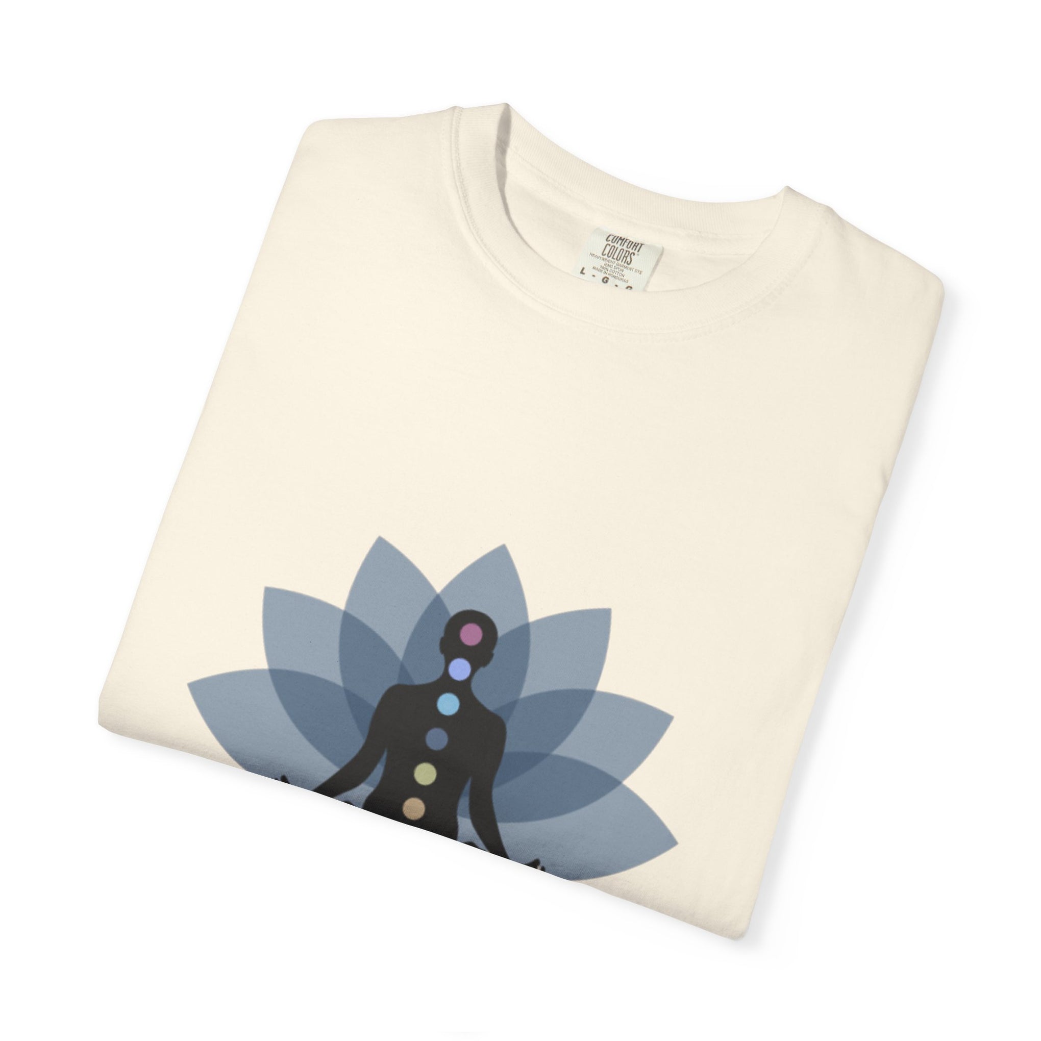 Yoga Chakra T‑Shirt — "Life Is Better With Yoga" Meditation Lotus Tee