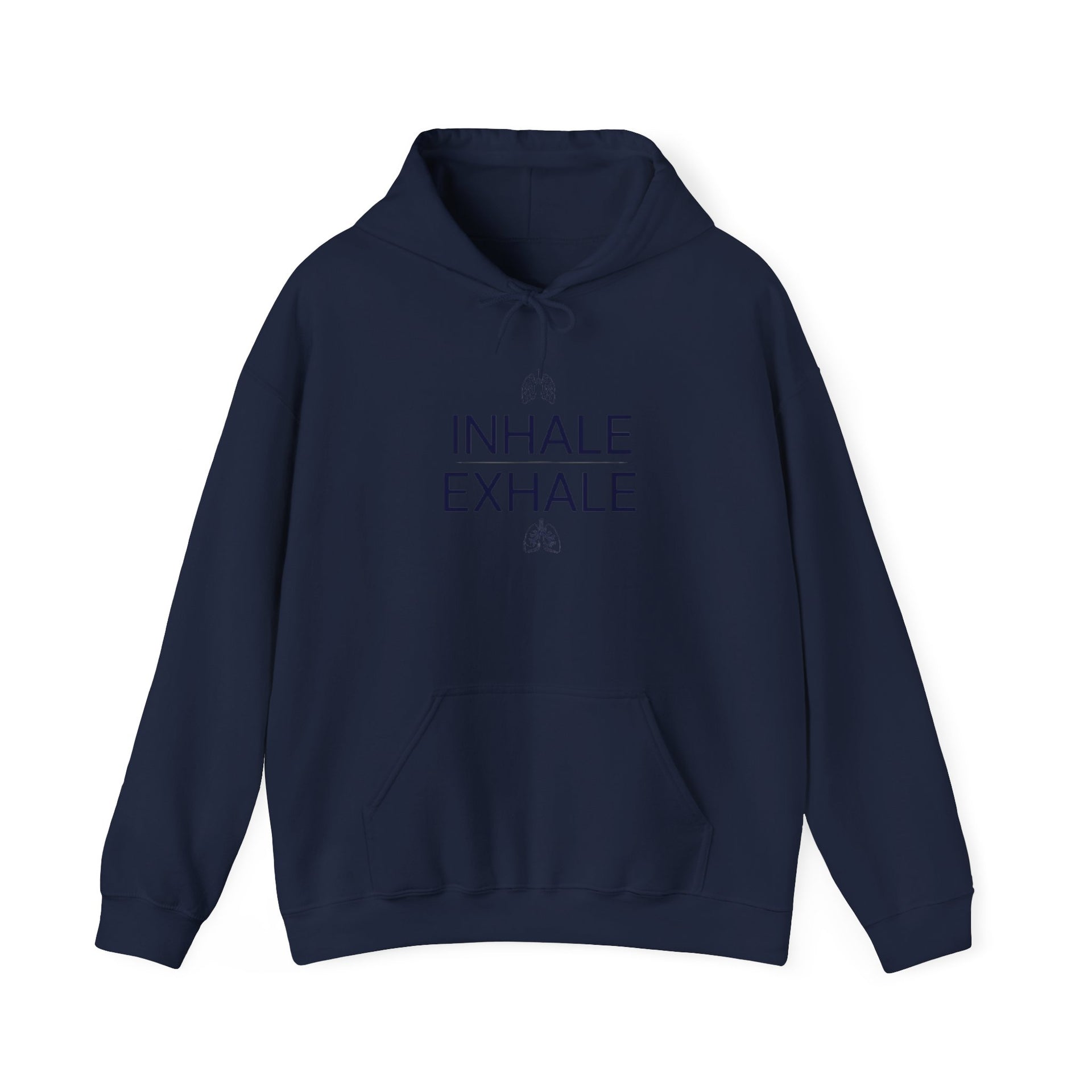 Yoga Hoodie — "Inhale Exhale" Meditation Sweatshirt