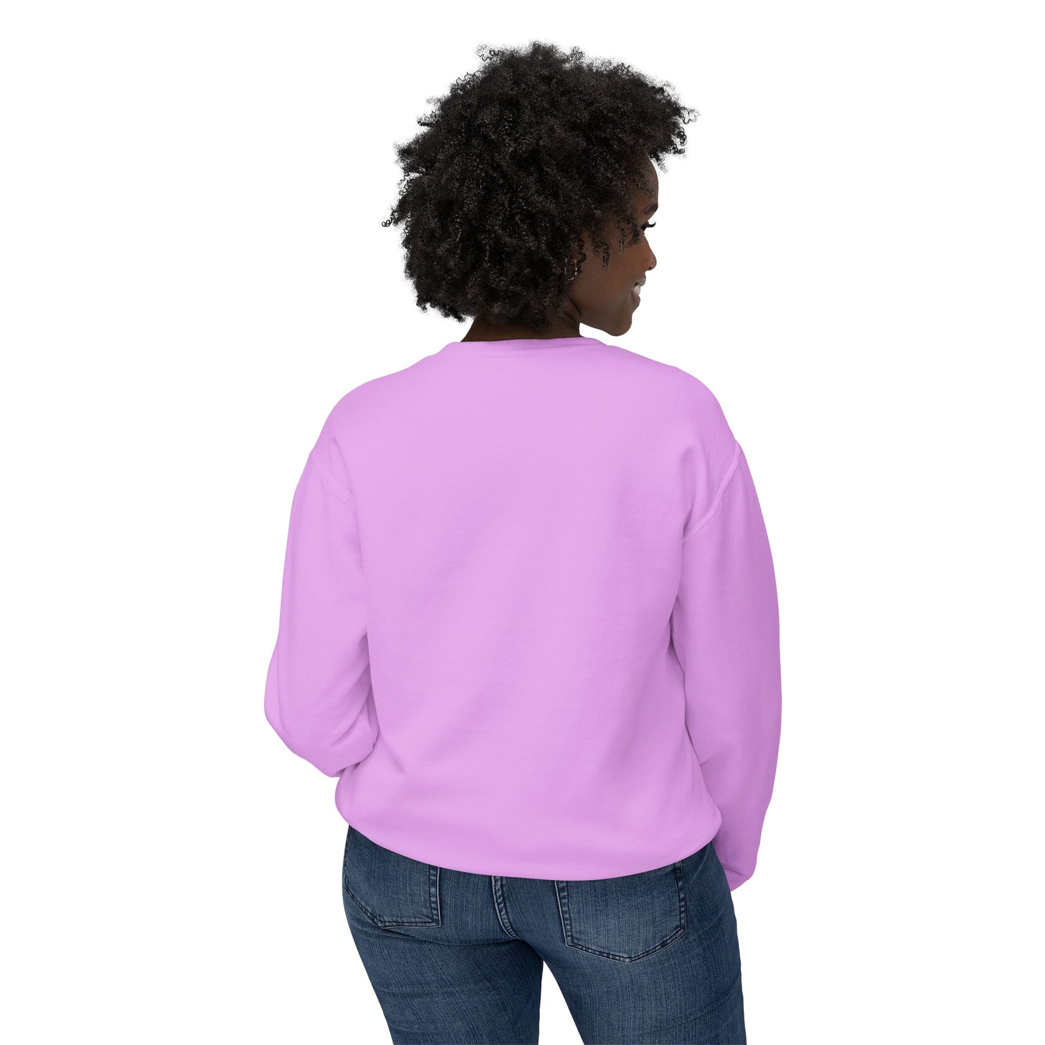 Yoga Pose Crewneck Sweatshirt — 'YOGA' Silhouette Design