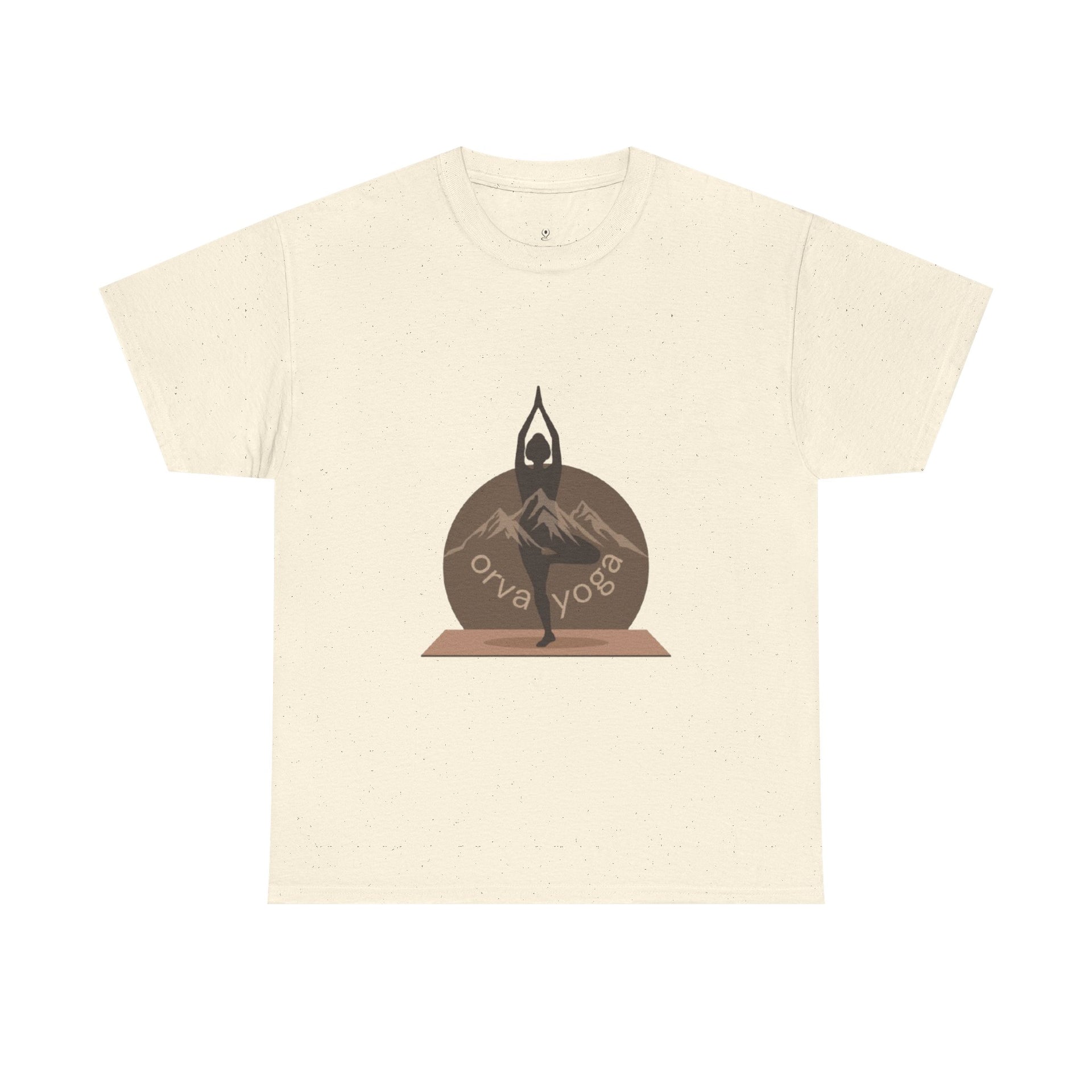 Yoga Tee — 'Orva Yoga' Mountain Pose Graphic T-Shirt