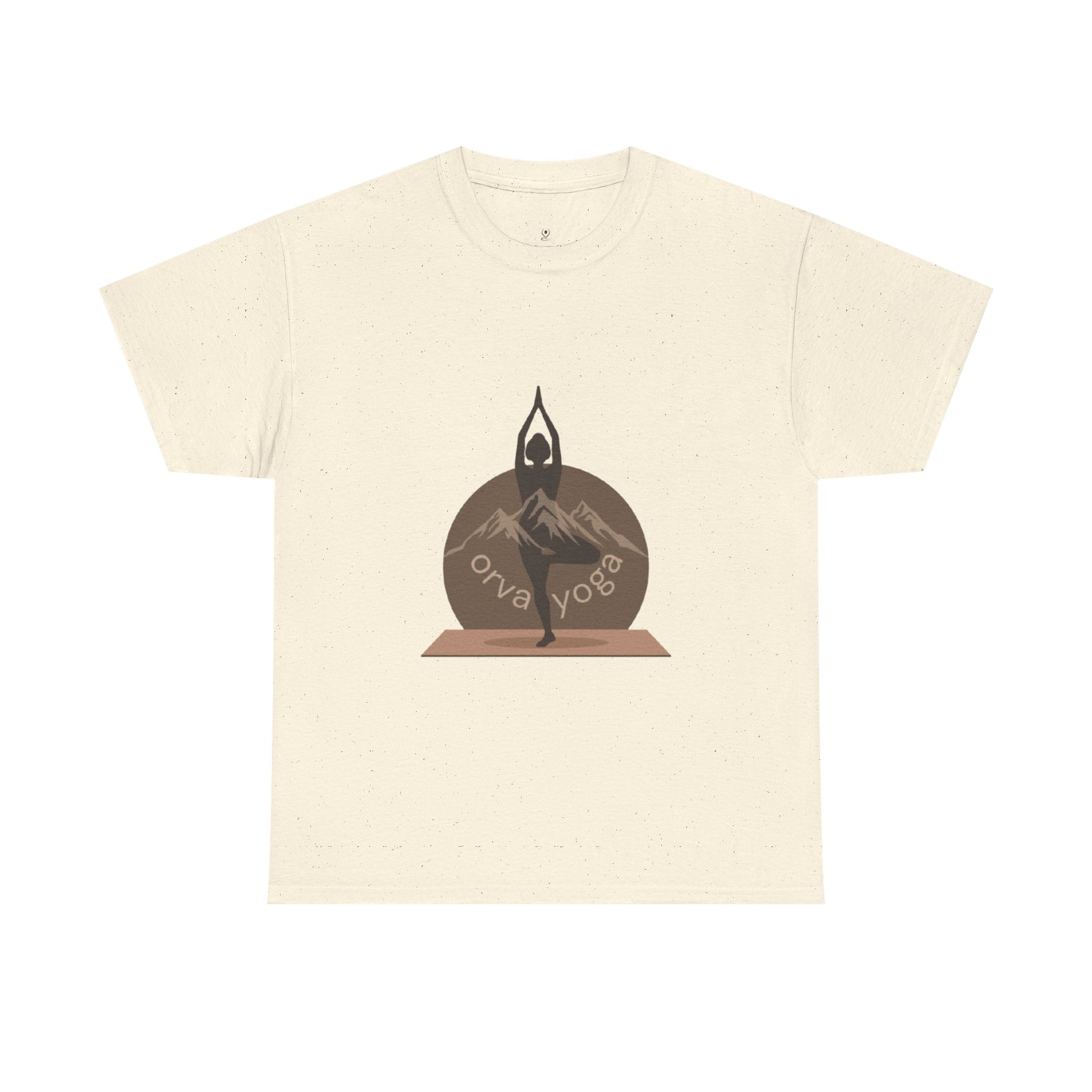 Yoga Tee — 'Orva Yoga' Mountain Pose Graphic T-Shirt
