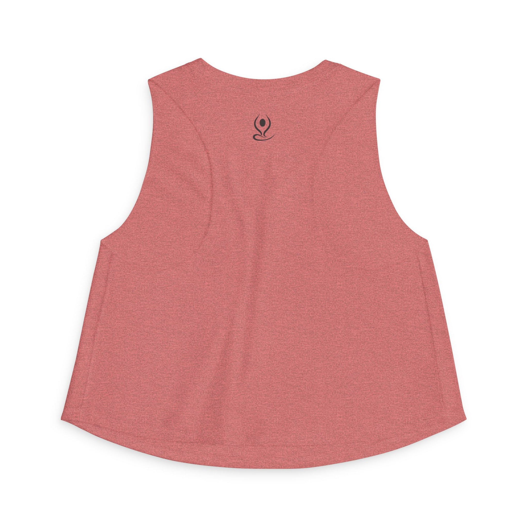 Crop Top — Minimal White Yoga Tank, Relaxed Women's Workout & Lounge Top