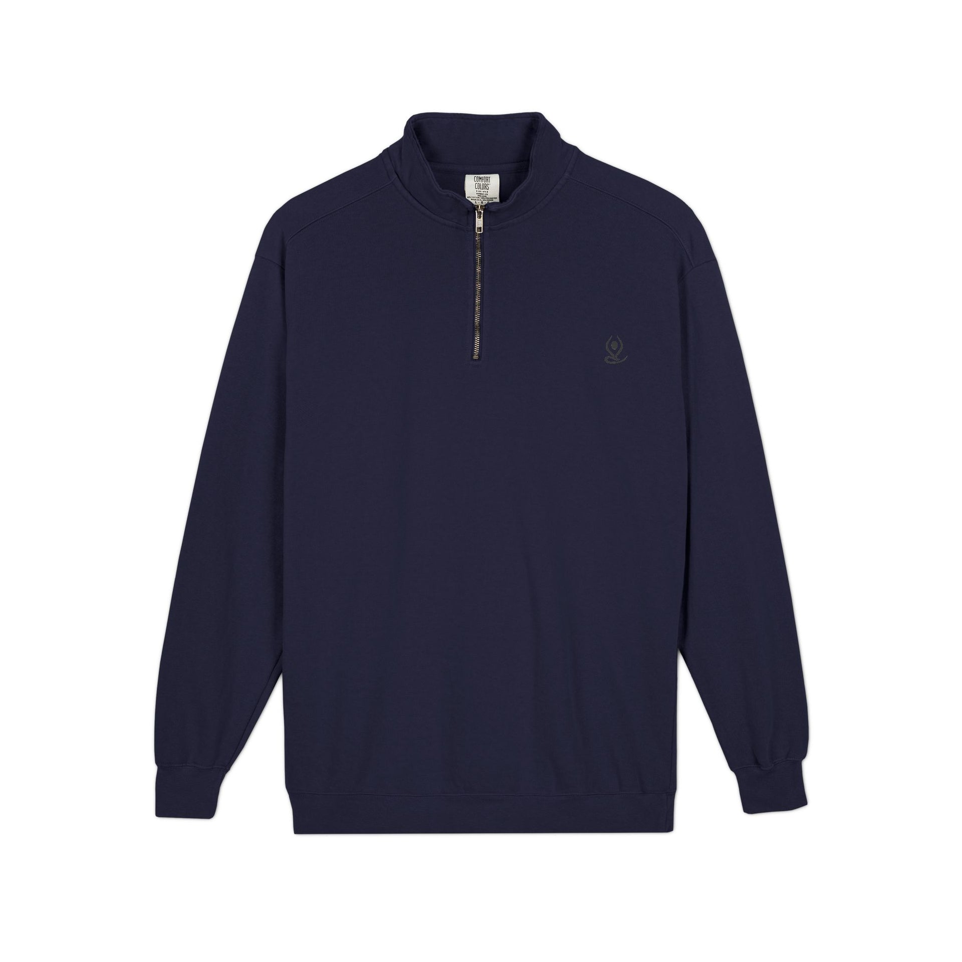 Quarter-Zip Sweatshirt — Mind Body Soul Graphic Relaxed Pullover