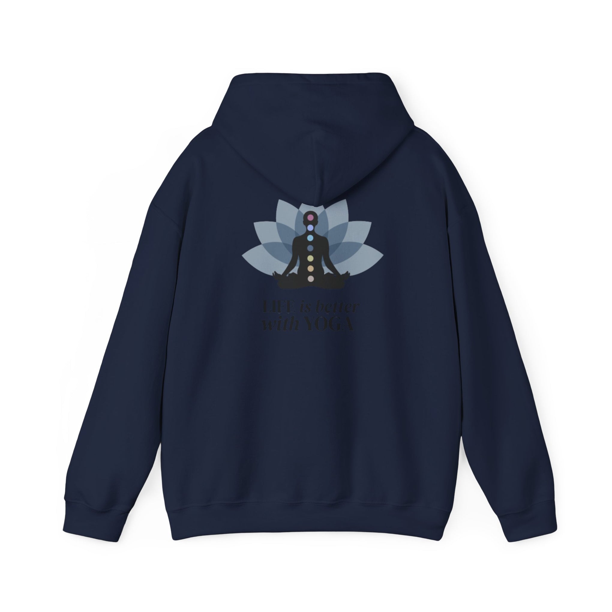 Yoga Hoodie — "Inhale Exhale" Meditation Sweatshirt