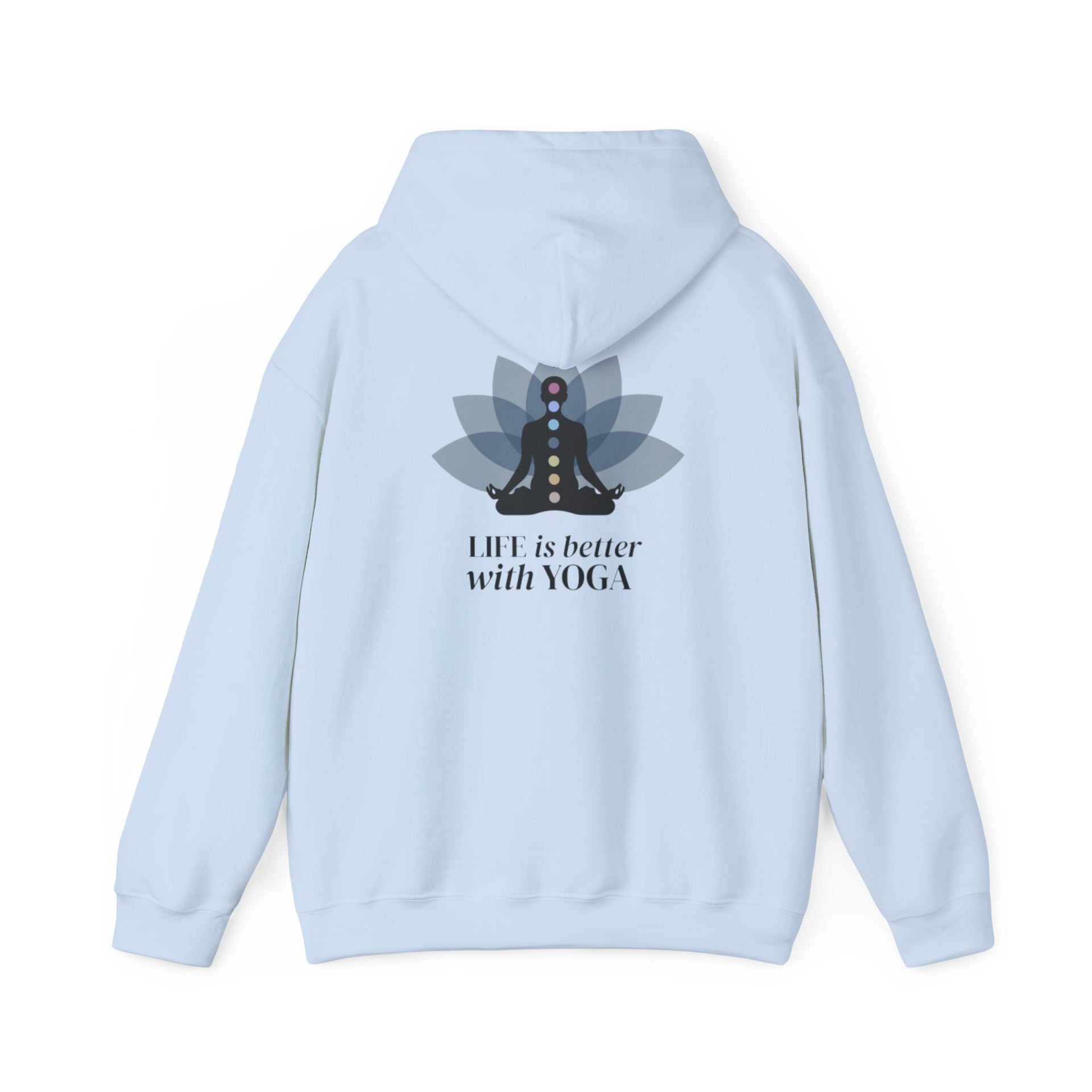Yoga Hoodie — "Inhale Exhale" Meditation Sweatshirt