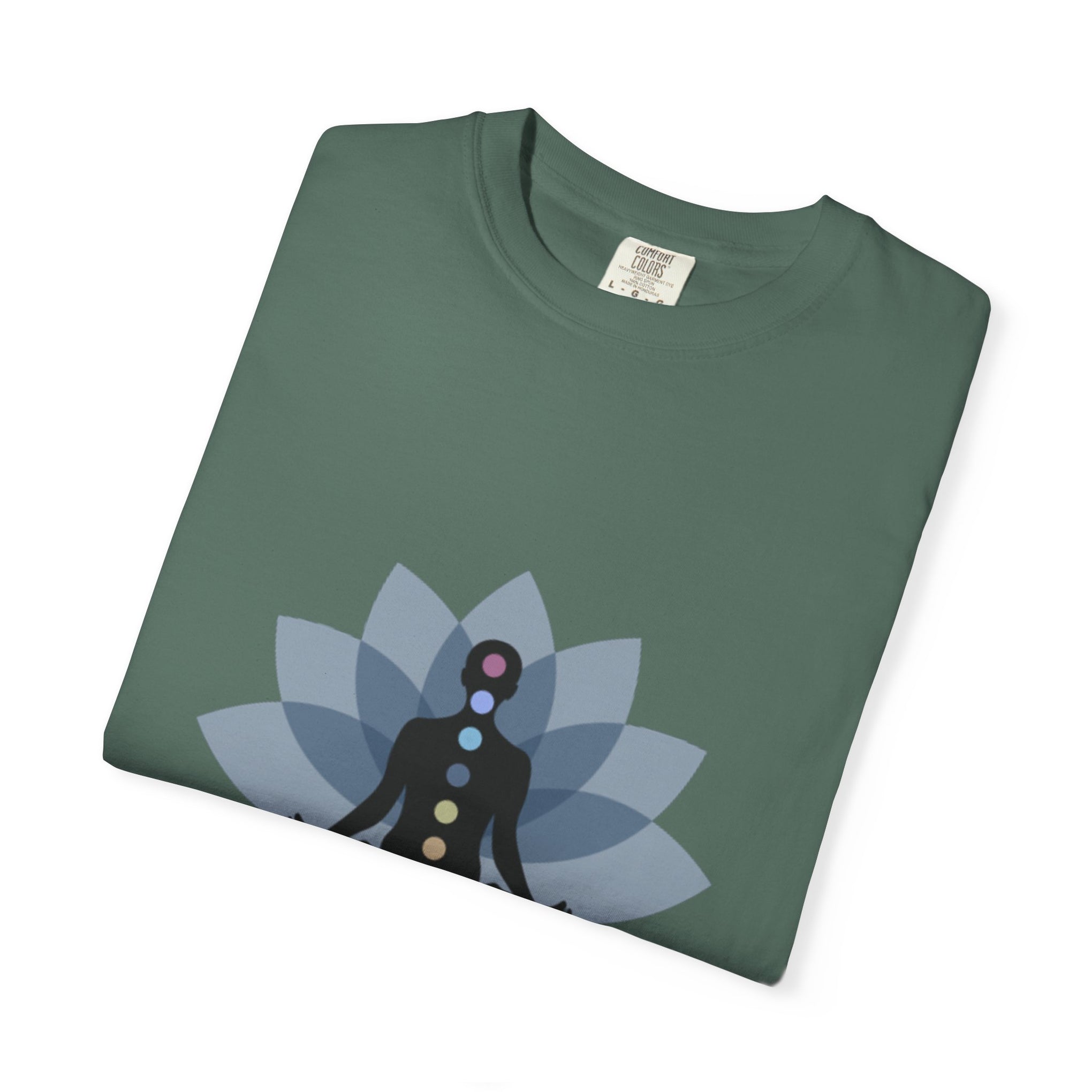 Yoga Chakra T‑Shirt — "Life Is Better With Yoga" Meditation Lotus Tee