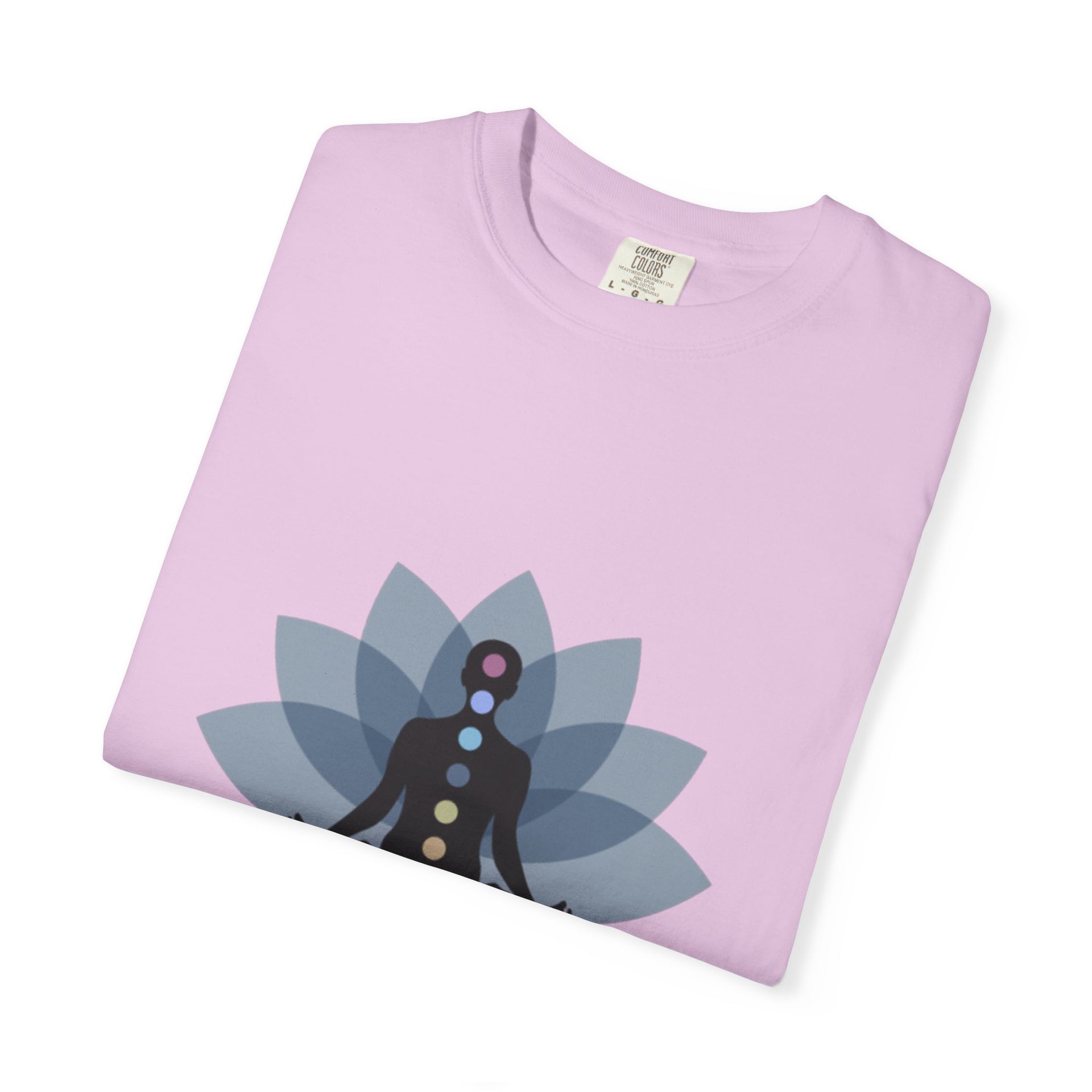 Yoga Chakra T‑Shirt — "Life Is Better With Yoga" Meditation Lotus Tee