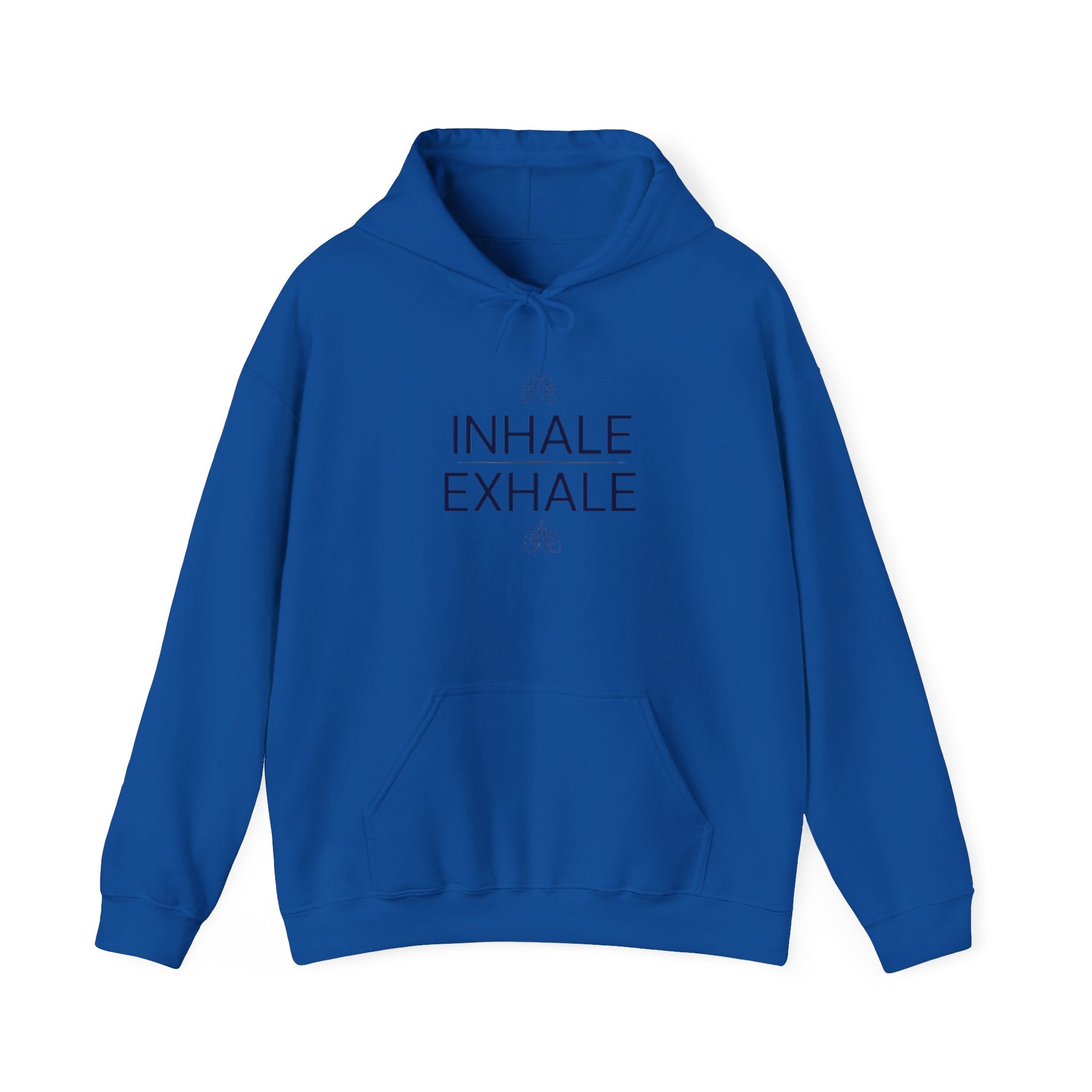 Yoga Hoodie — "Inhale Exhale" Meditation Sweatshirt