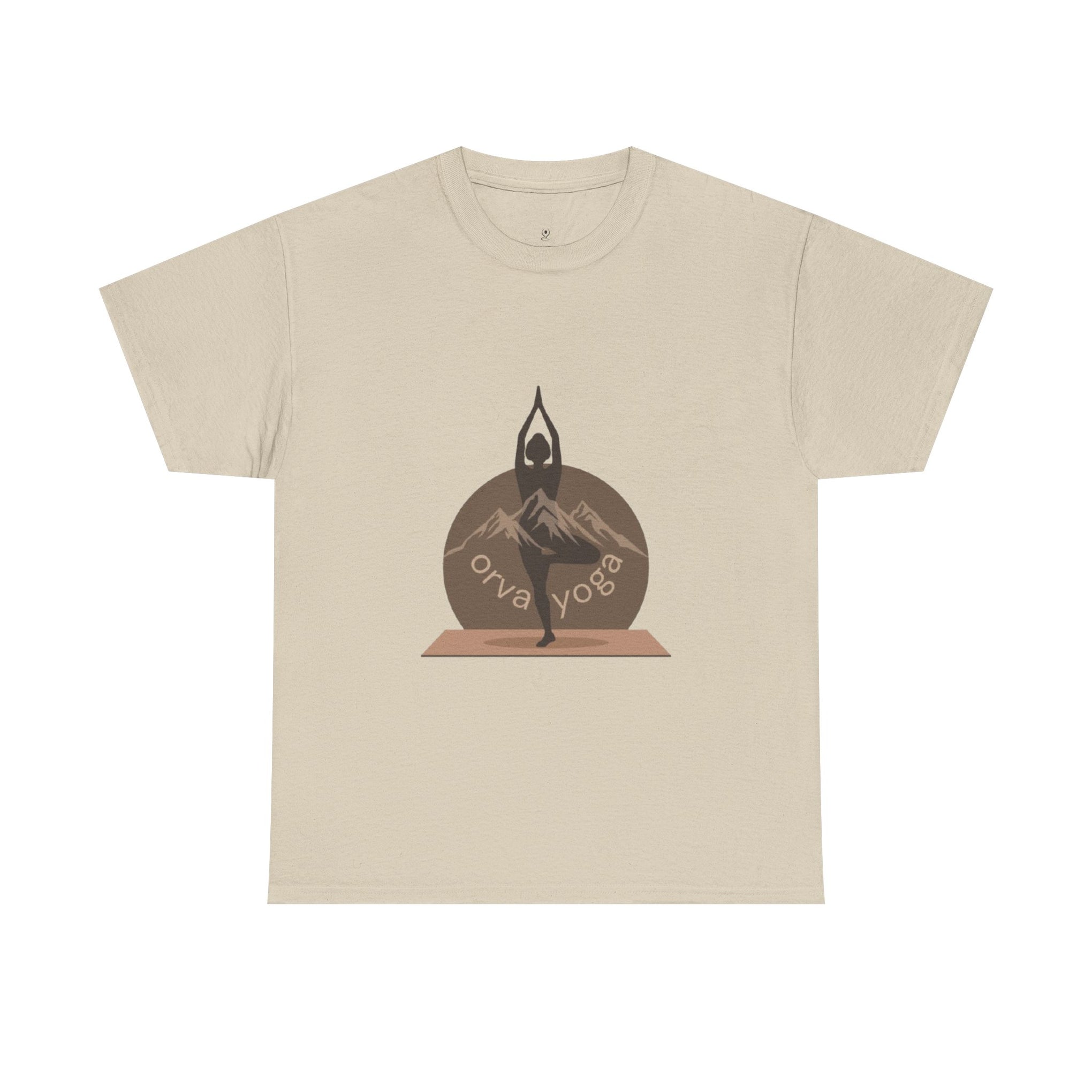 Yoga Tee — 'Orva Yoga' Mountain Pose Graphic T-Shirt
