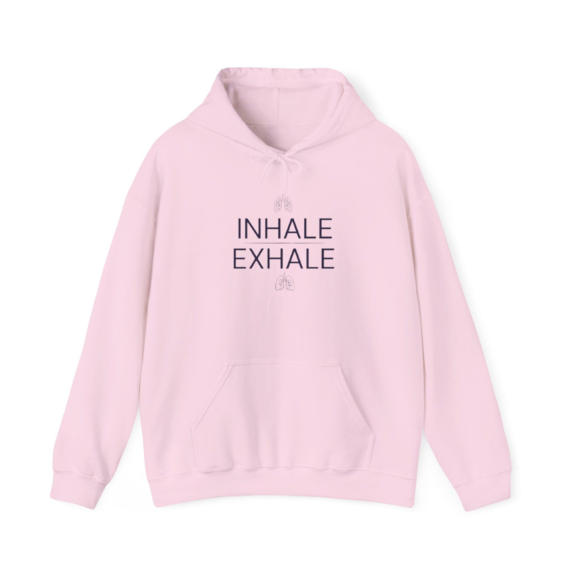 Yoga Hoodie — "Inhale Exhale" Meditation Sweatshirt