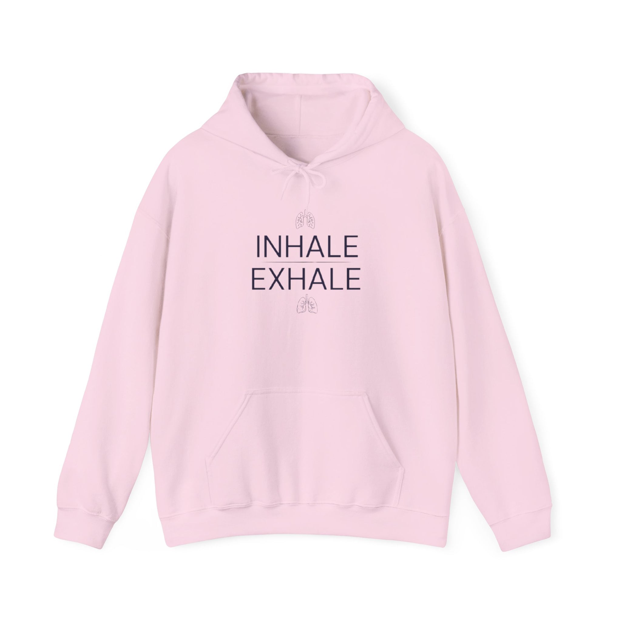 Yoga Hoodie — "Inhale Exhale" Meditation Sweatshirt