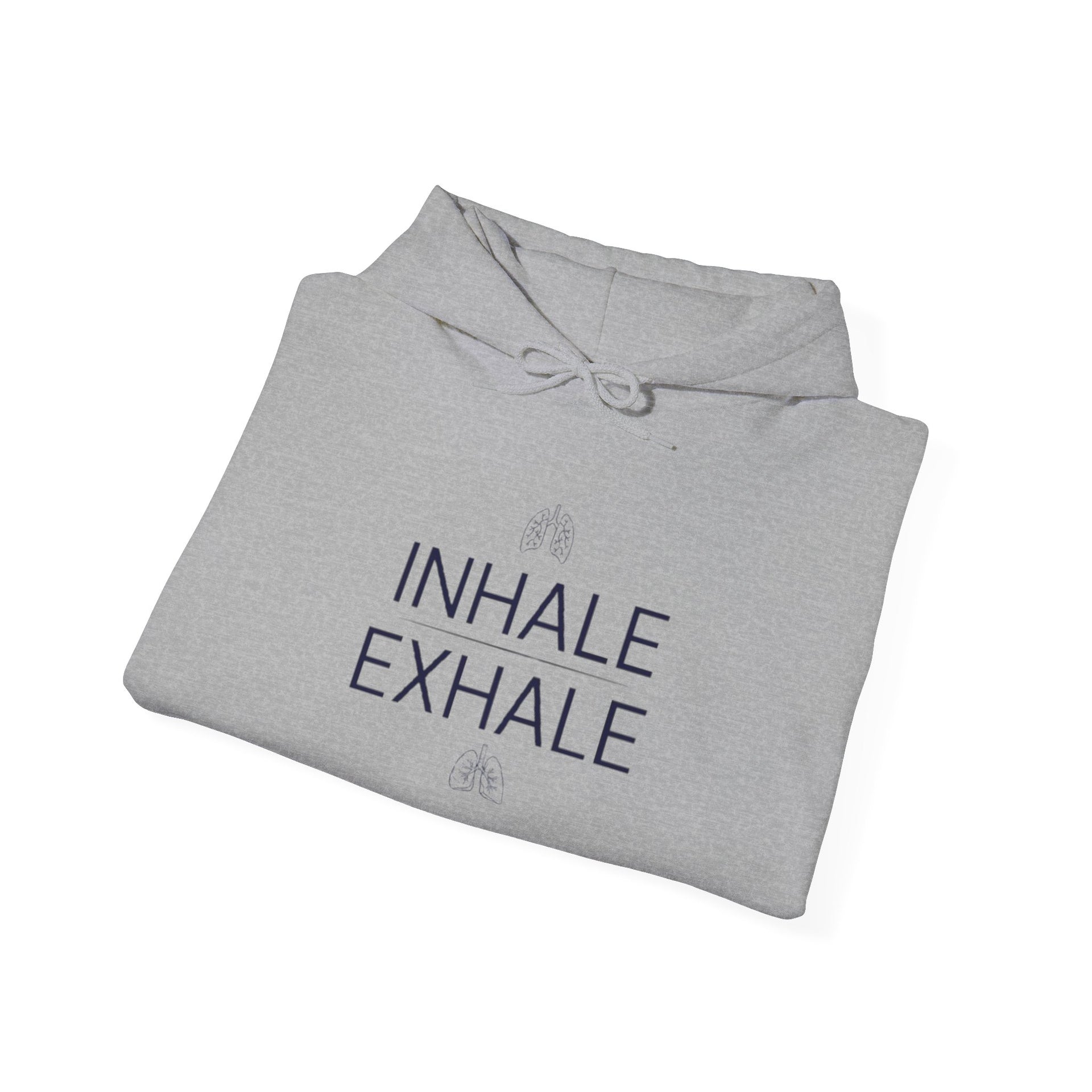Yoga Hoodie — "Inhale Exhale" Meditation Sweatshirt