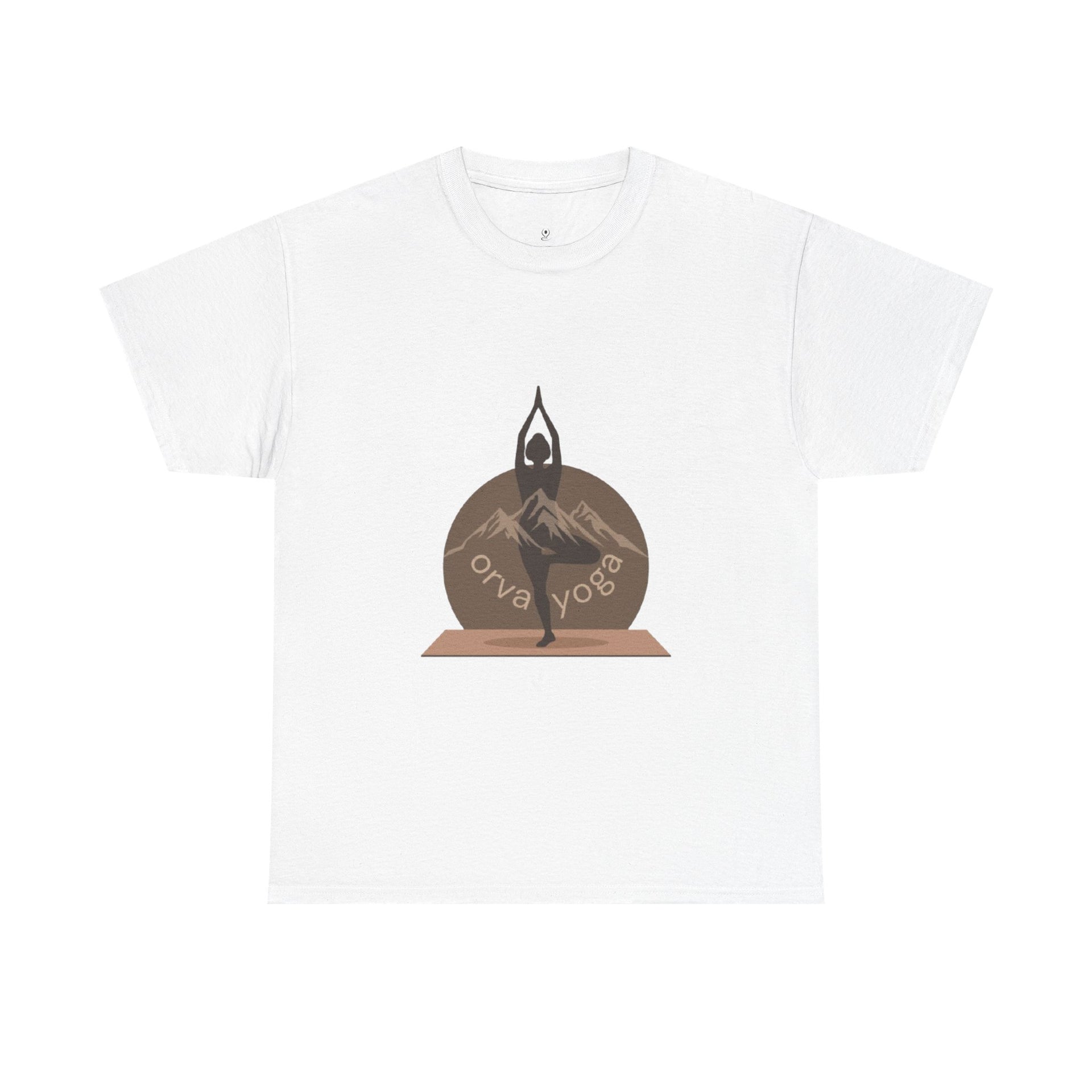 Yoga Tee — 'Orva Yoga' Mountain Pose Graphic T-Shirt