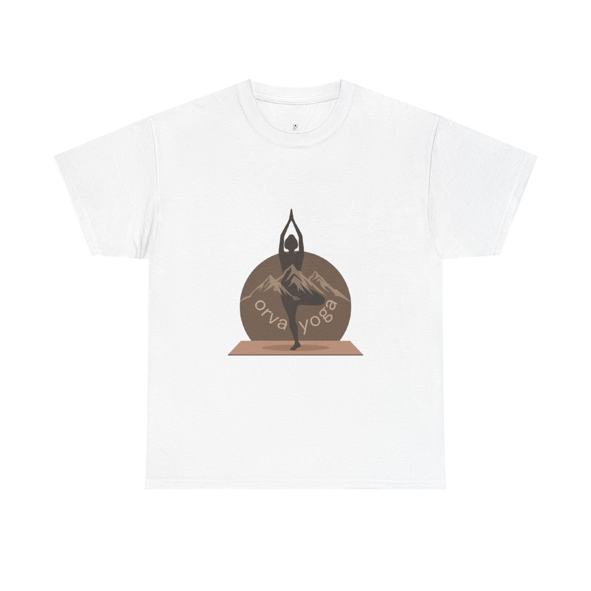 Yoga Tee — 'Orva Yoga' Mountain Pose Graphic T-Shirt
