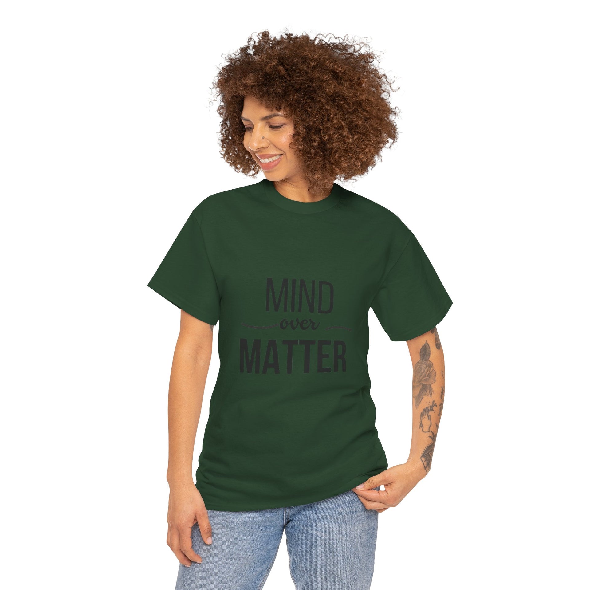 Mind Over Matter Tee — Motivational Graphic T‑Shirt