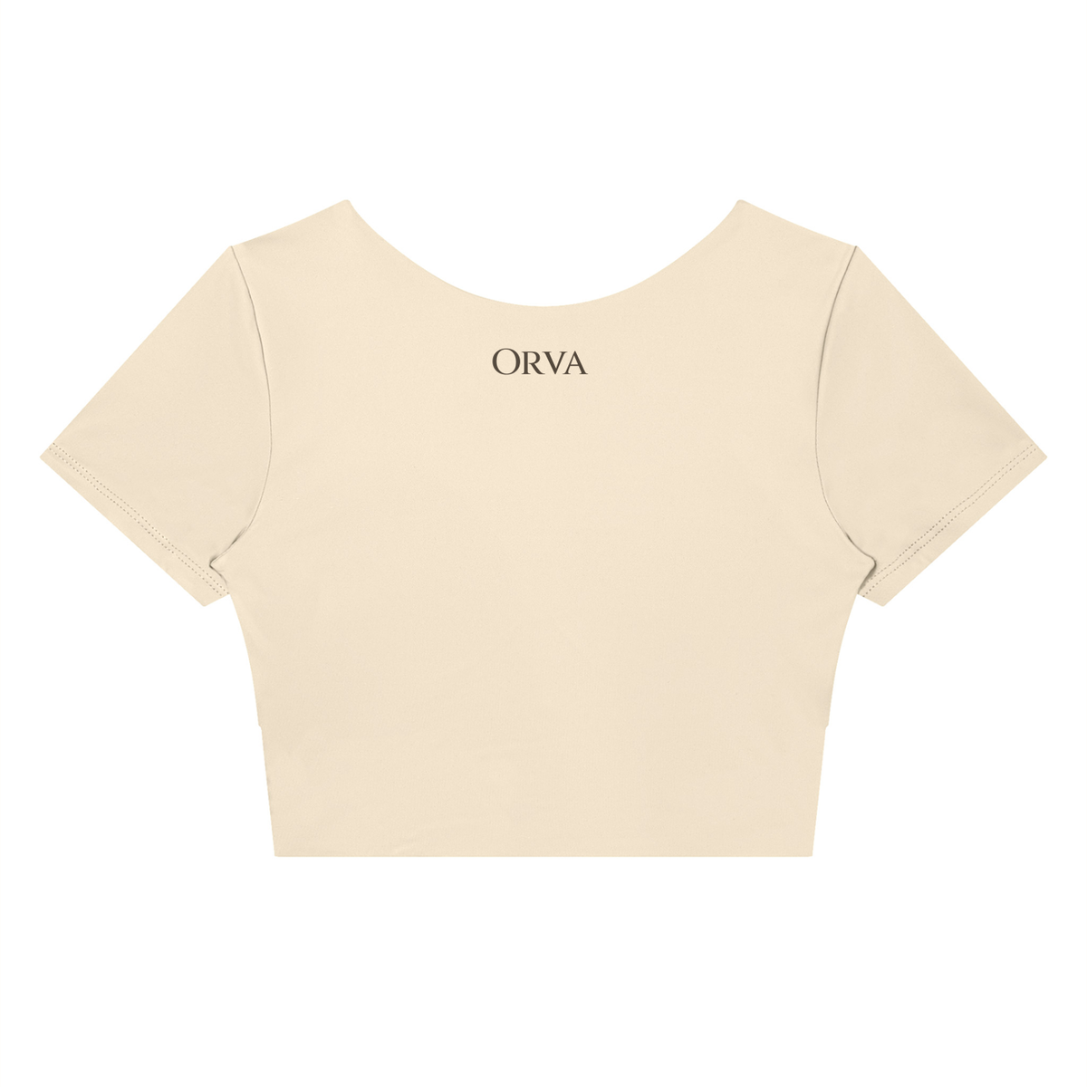 Women's Panelled Crop Yoga T-Shirt