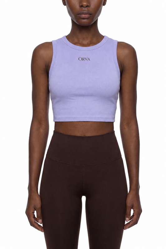 Women's Tight Crewneck Crop Tank Top