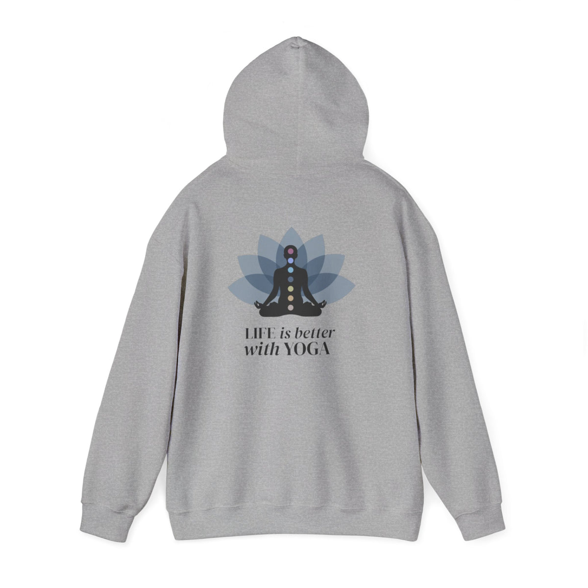 Yoga Hoodie — "Inhale Exhale" Meditation Sweatshirt
