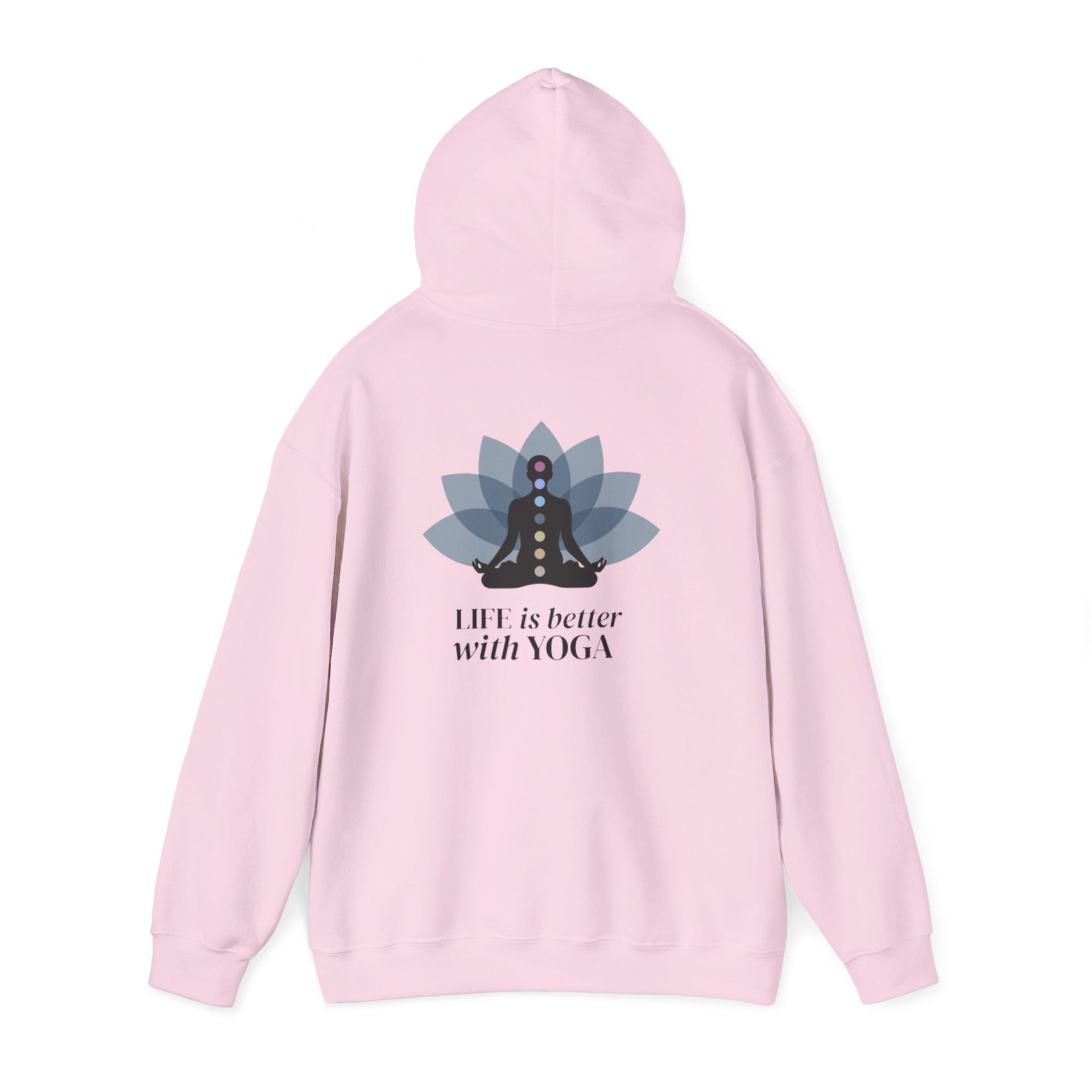 Yoga Hoodie — "Inhale Exhale" Meditation Sweatshirt