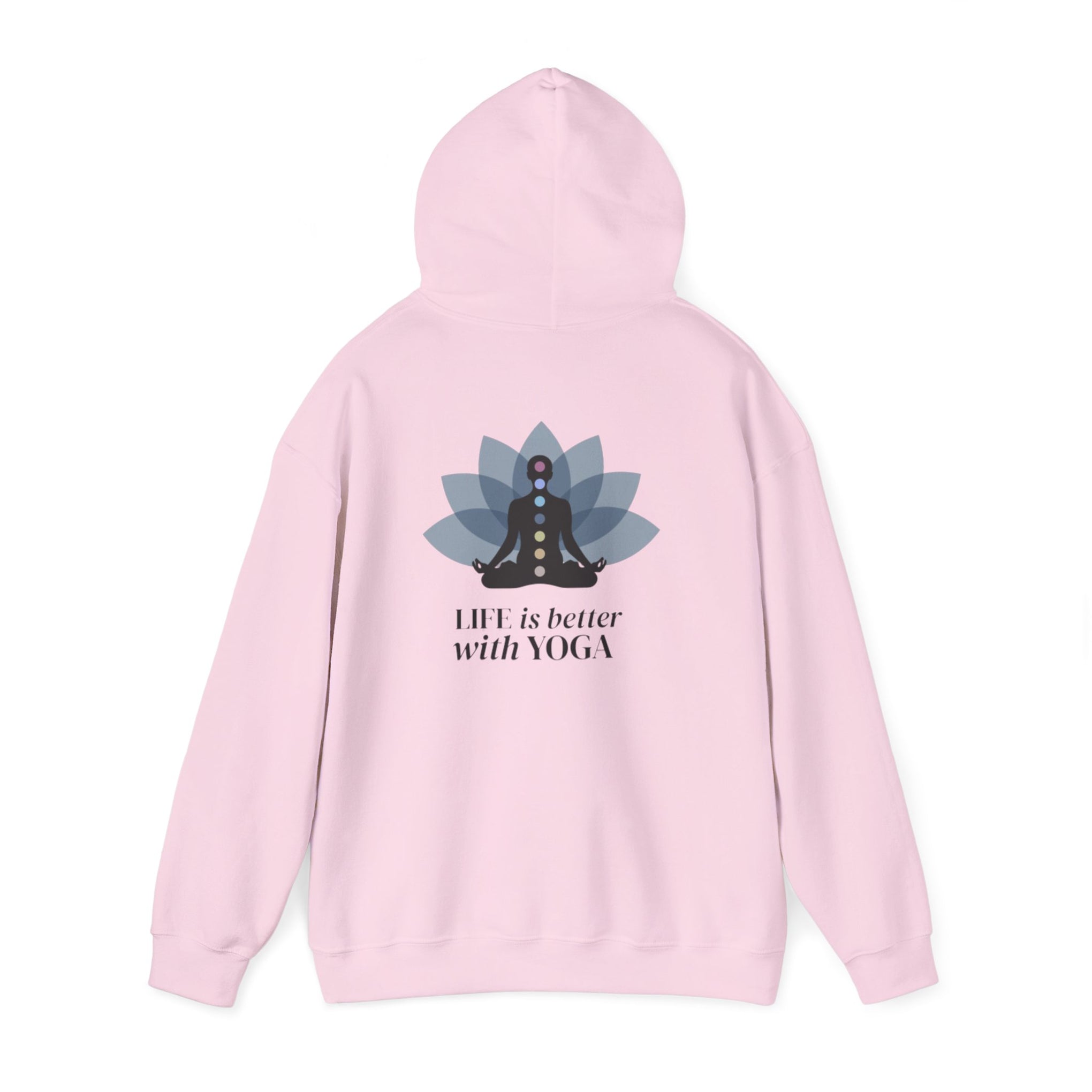 Yoga Hoodie — "Inhale Exhale" Meditation Sweatshirt