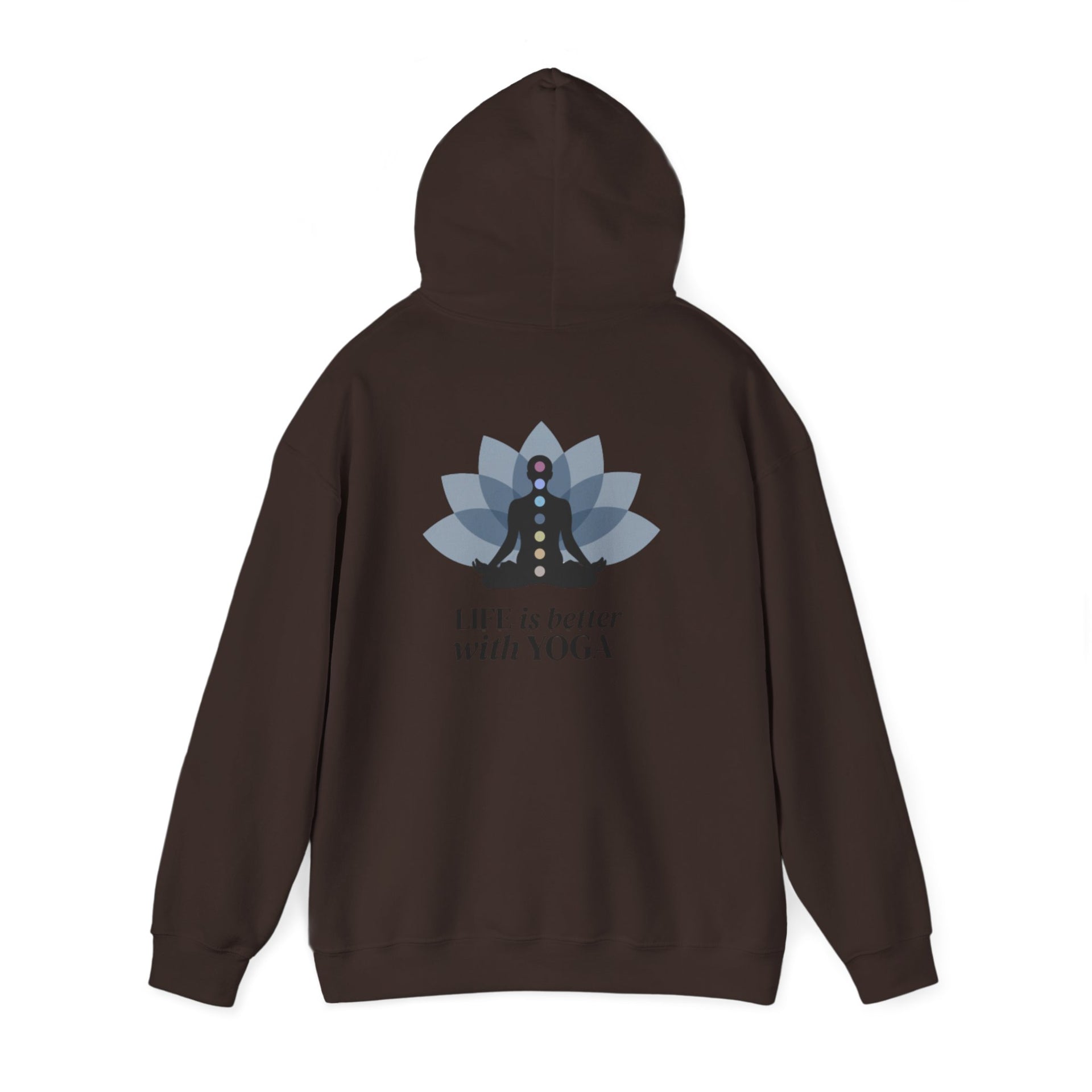 Yoga Hoodie — "Inhale Exhale" Meditation Sweatshirt