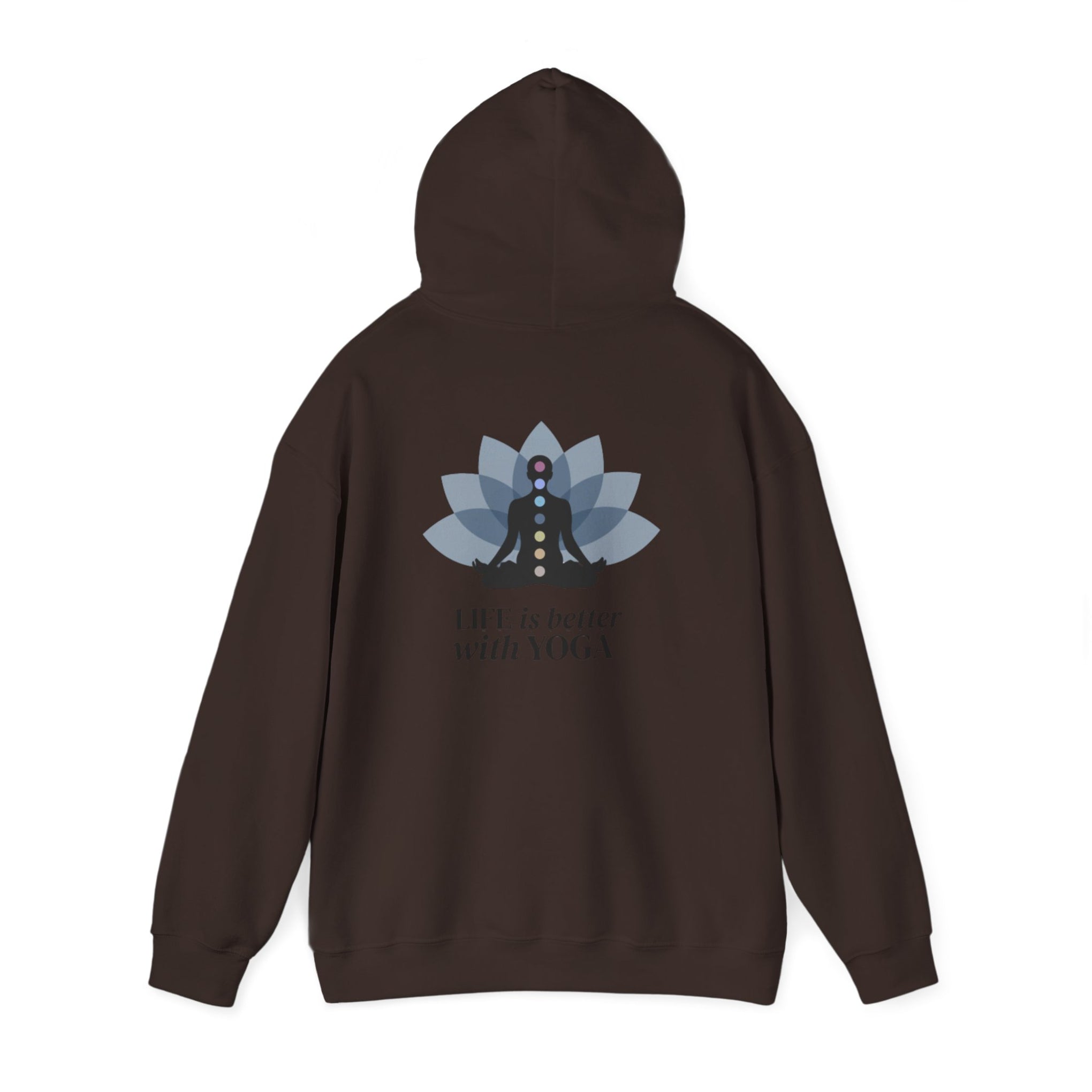 Yoga Hoodie — "Inhale Exhale" Meditation Sweatshirt